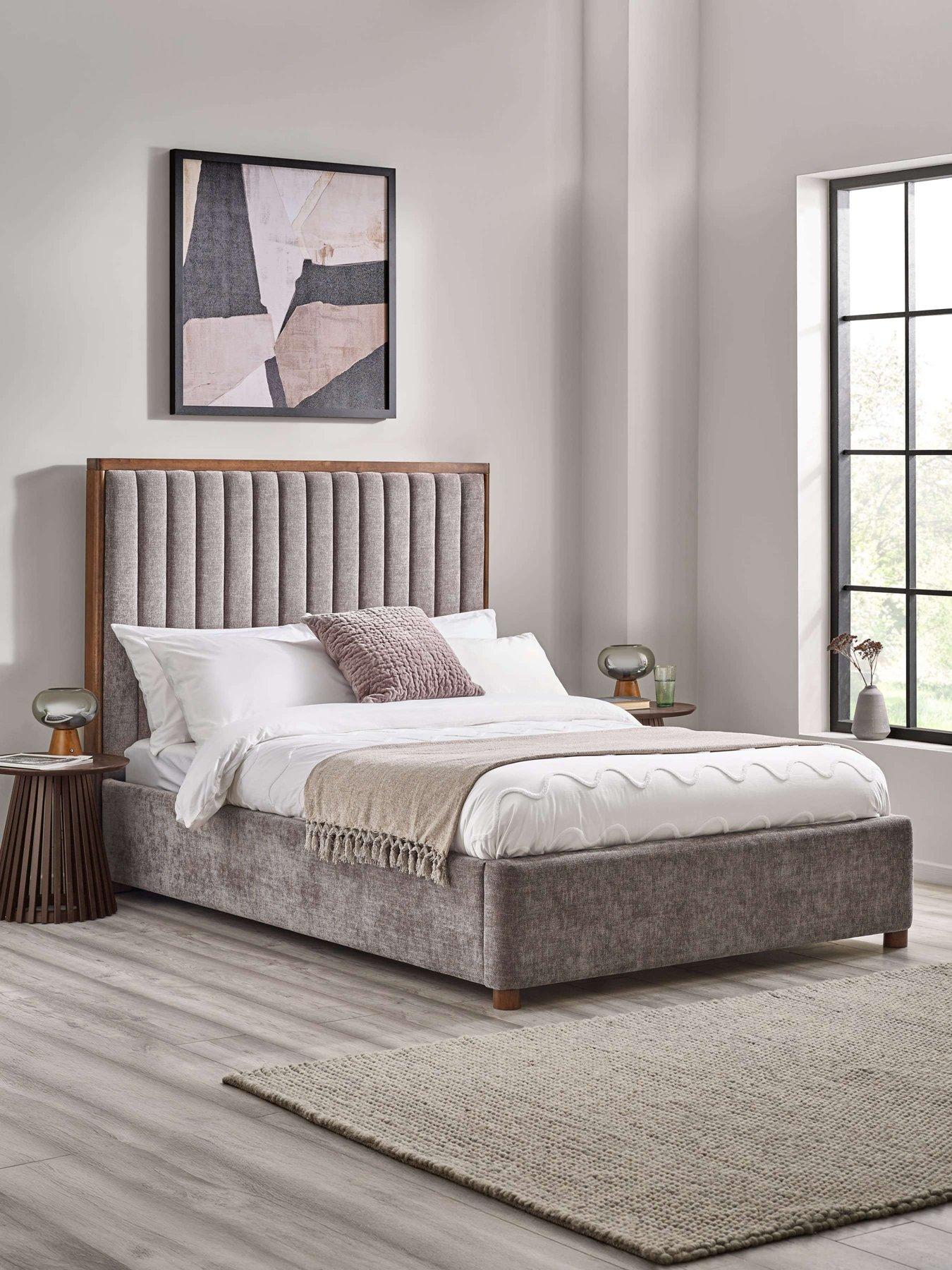 Image 1 of 6 of Julian Bowen Whitmore Upholstered Bed - Double