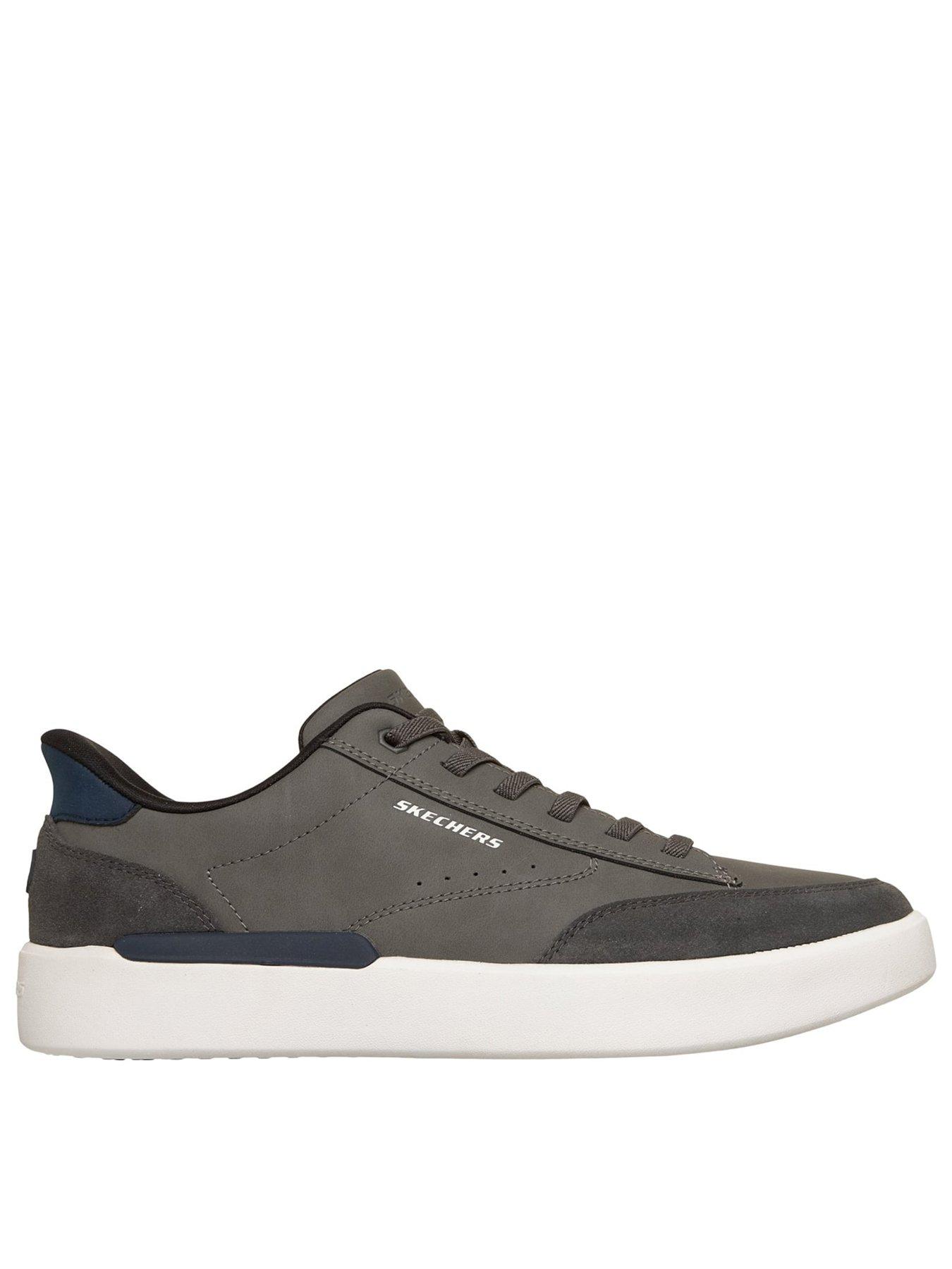 Skechers Men's Slip-ins Relaxed Fit: Verloma - Radical Sneaker in Charcoal, Size 9