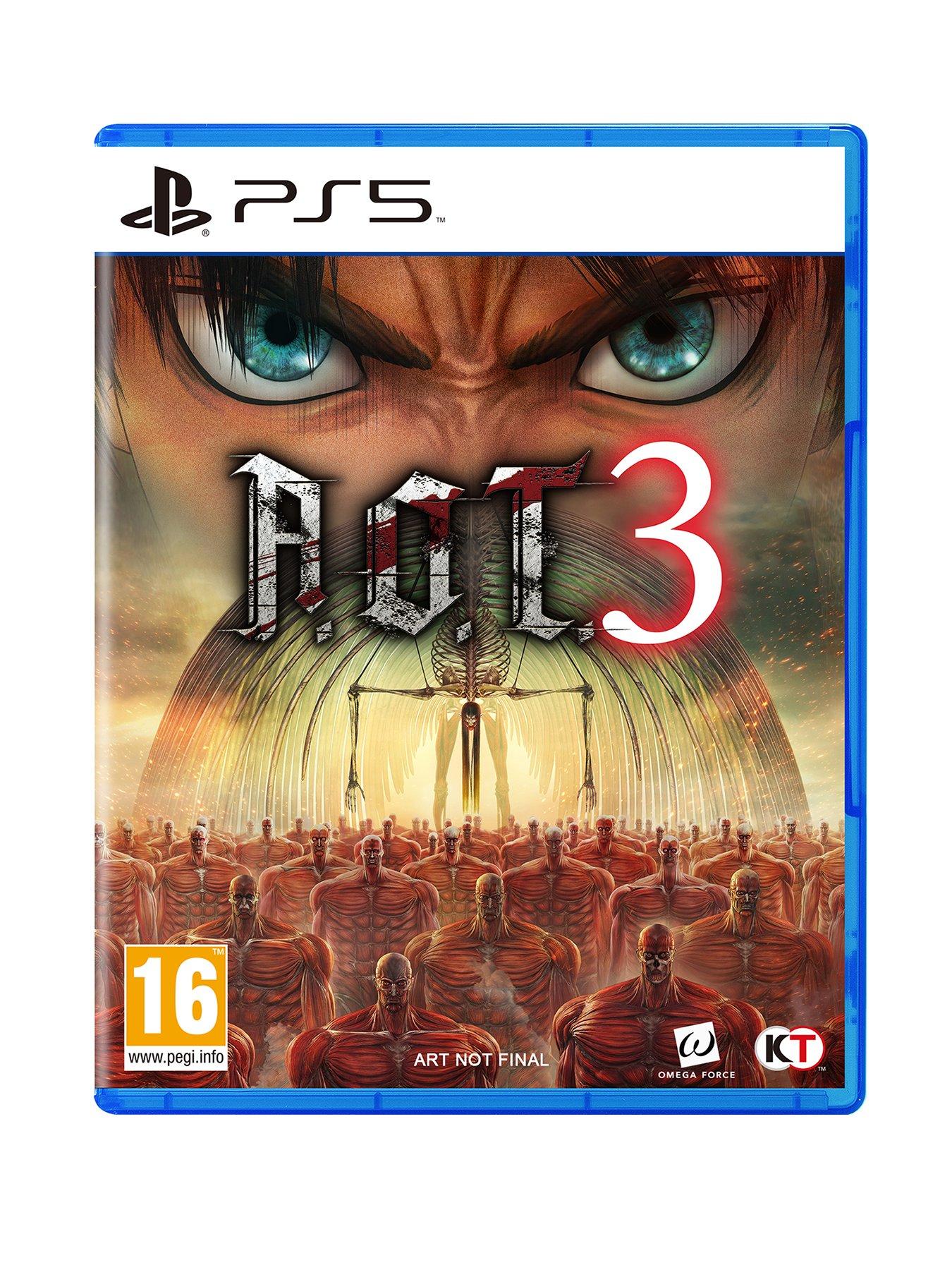 Image 1 of 6 of Playstation Attack on Titan 3 PS5 Standard Edition