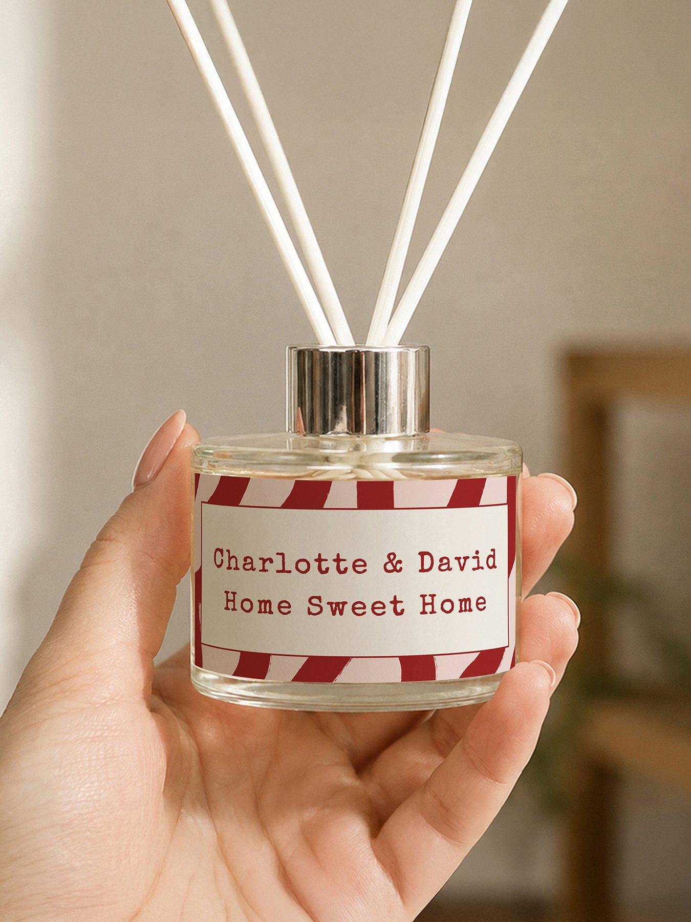 Image 1 of 3 of The Personalised Memento Company Personalised Funky Striped Diffuser