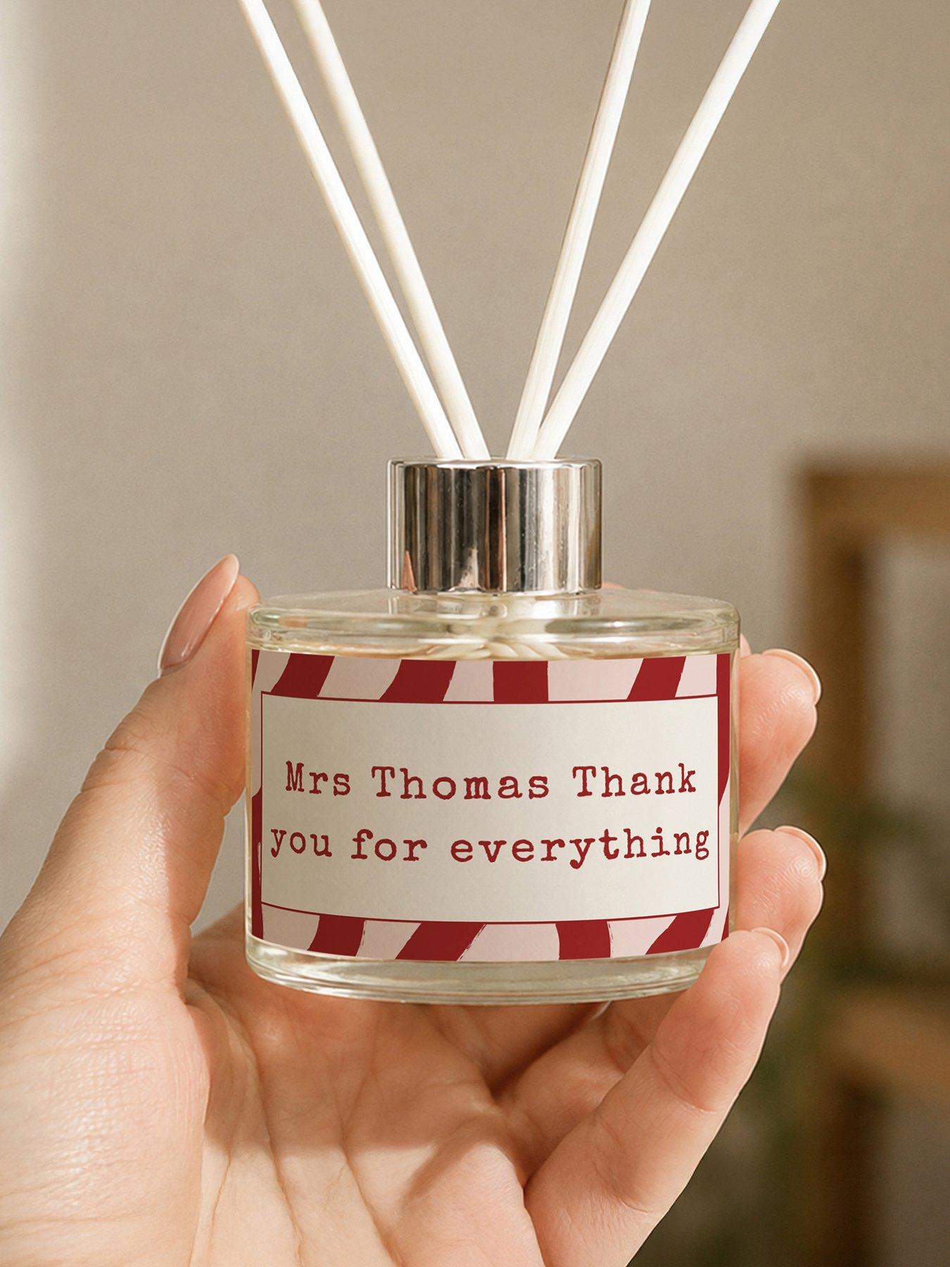 Image 3 of 3 of The Personalised Memento Company Personalised Funky Striped Diffuser