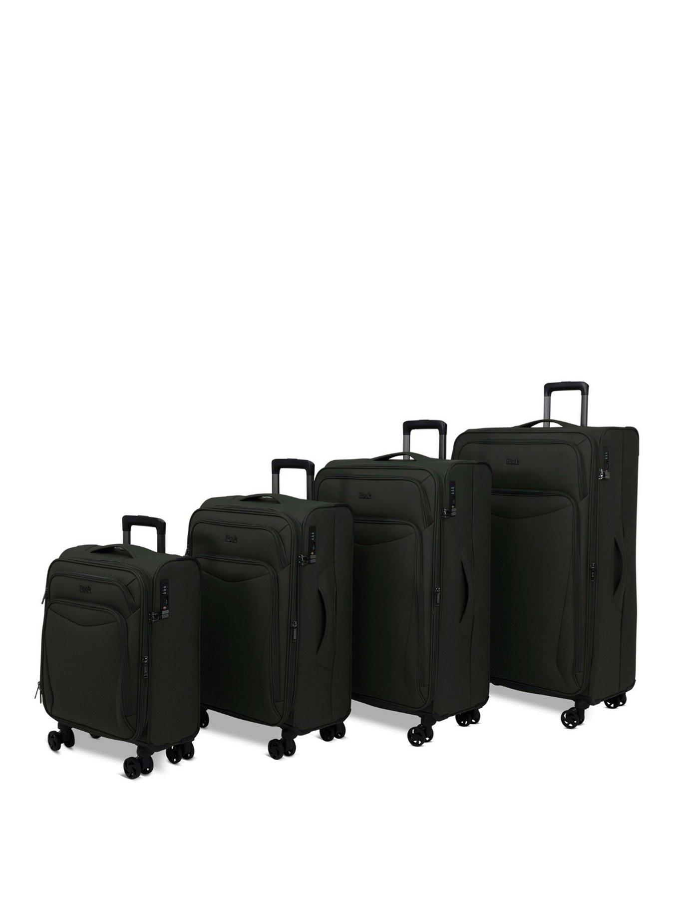 Image 1 of 7 of Rock Luggage Vitality 4pc Set Khaki Suitcase