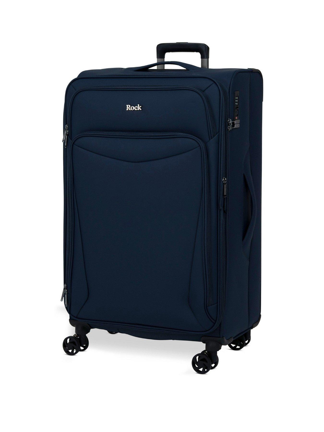 Image 1 of 7 of Rock Luggage Vitality Large Navy Suitcase
