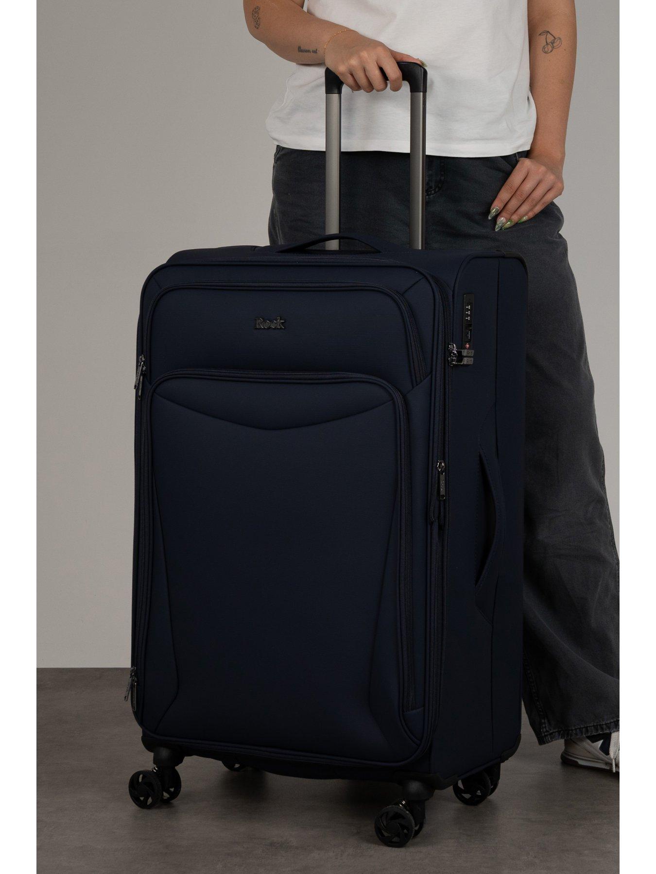 Image 7 of 7 of Rock Luggage Vitality Large Navy Suitcase