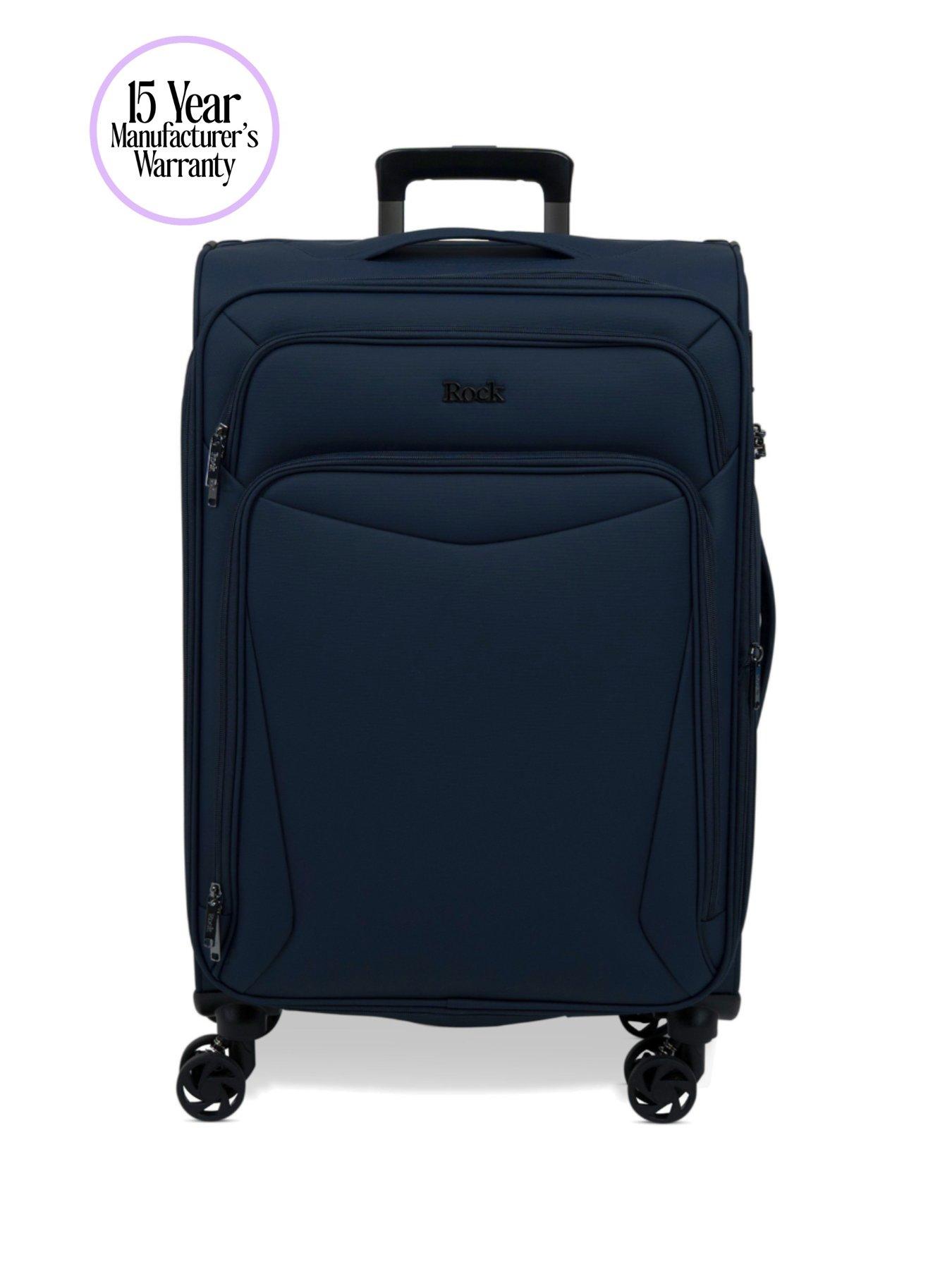Image 2 of 7 of Rock Luggage Vitality Medium Navy Suitcase