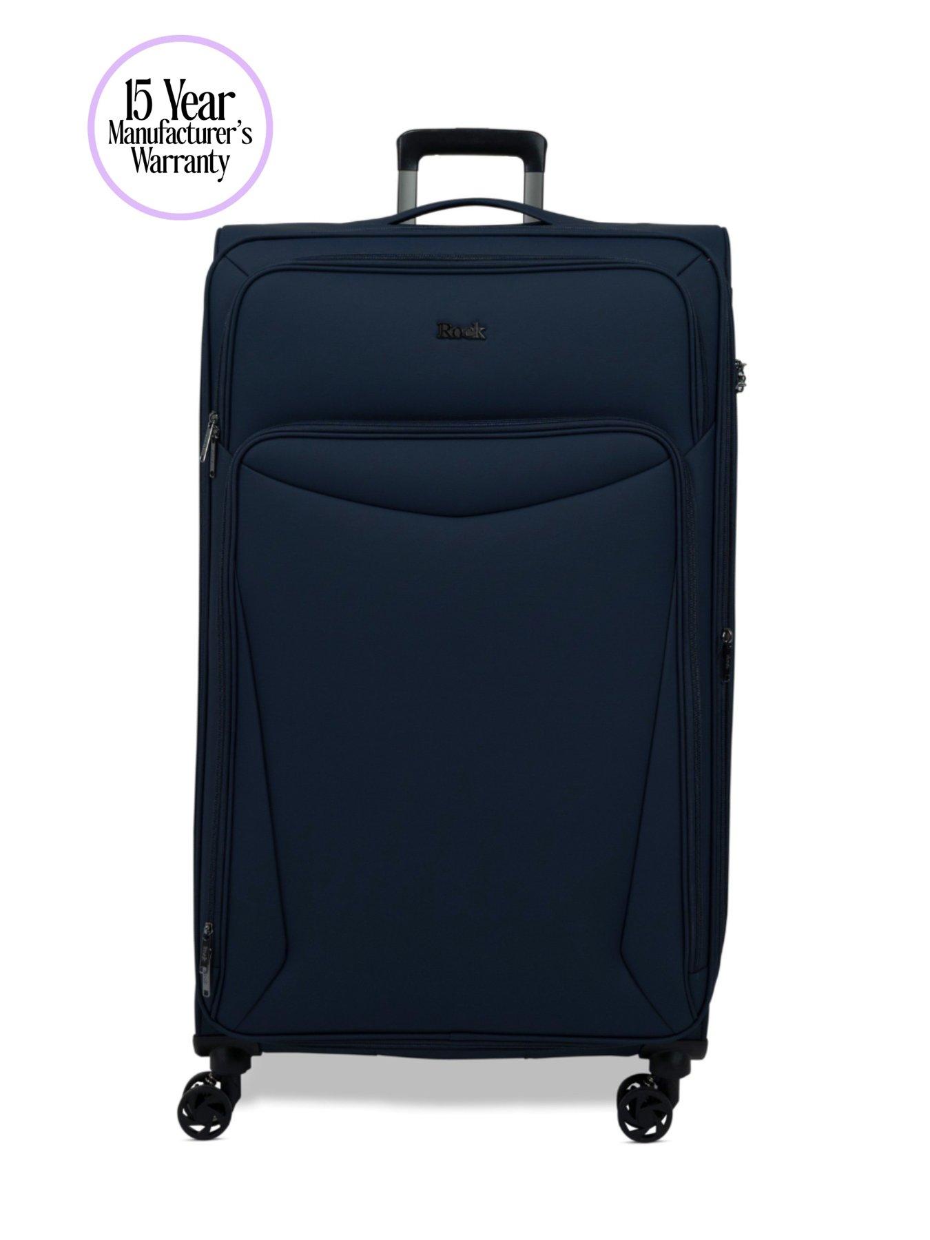Image 2 of 7 of Rock Luggage Vitality Extra Large Navy Suitcase