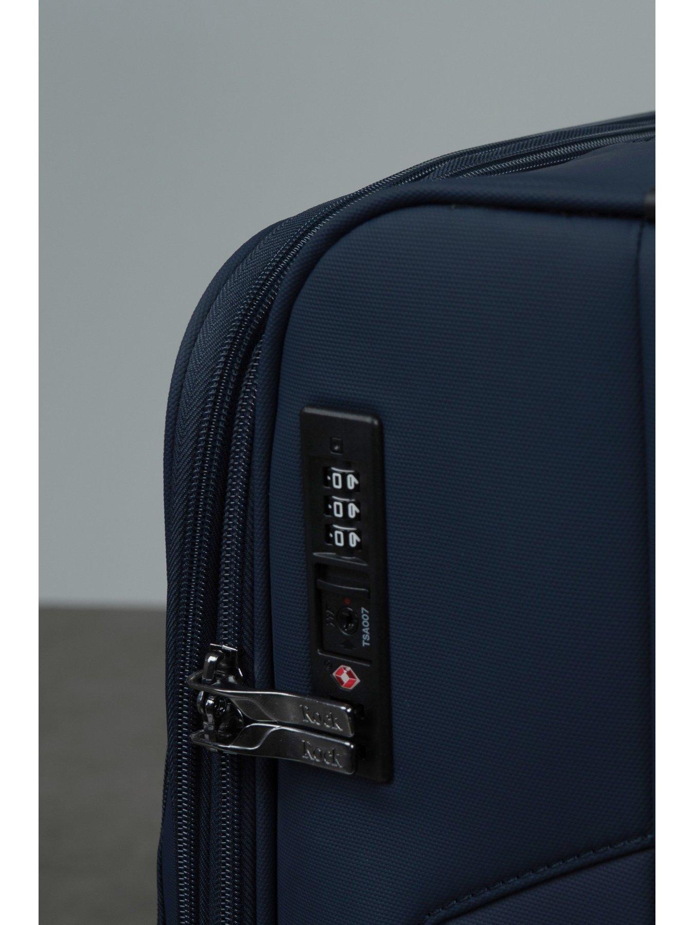 Image 4 of 7 of Rock Luggage Vitality Extra Large Navy Suitcase