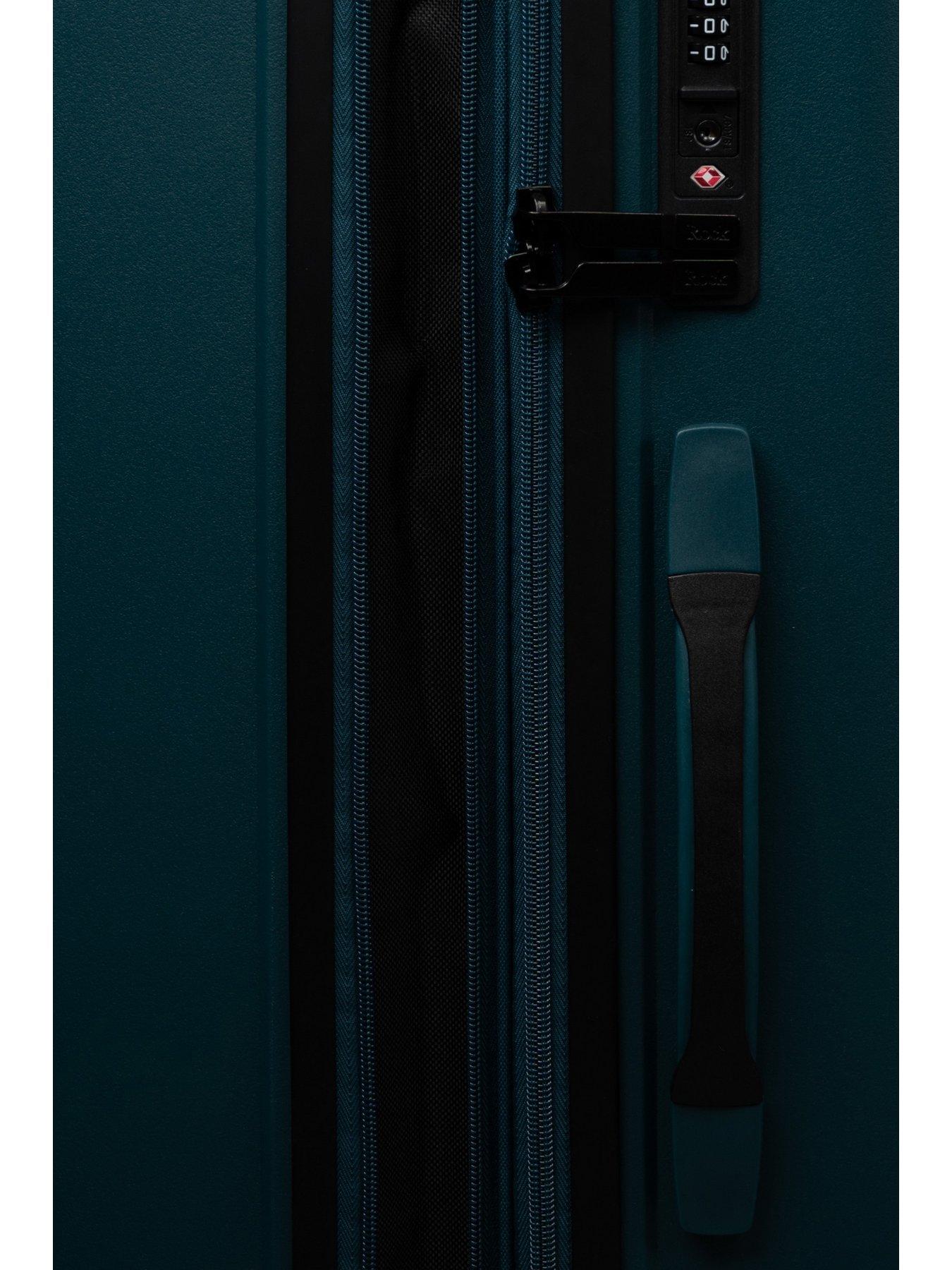 Image 7 of 7 of Rock Luggage Resilient 3pc Set Teal Suitcase