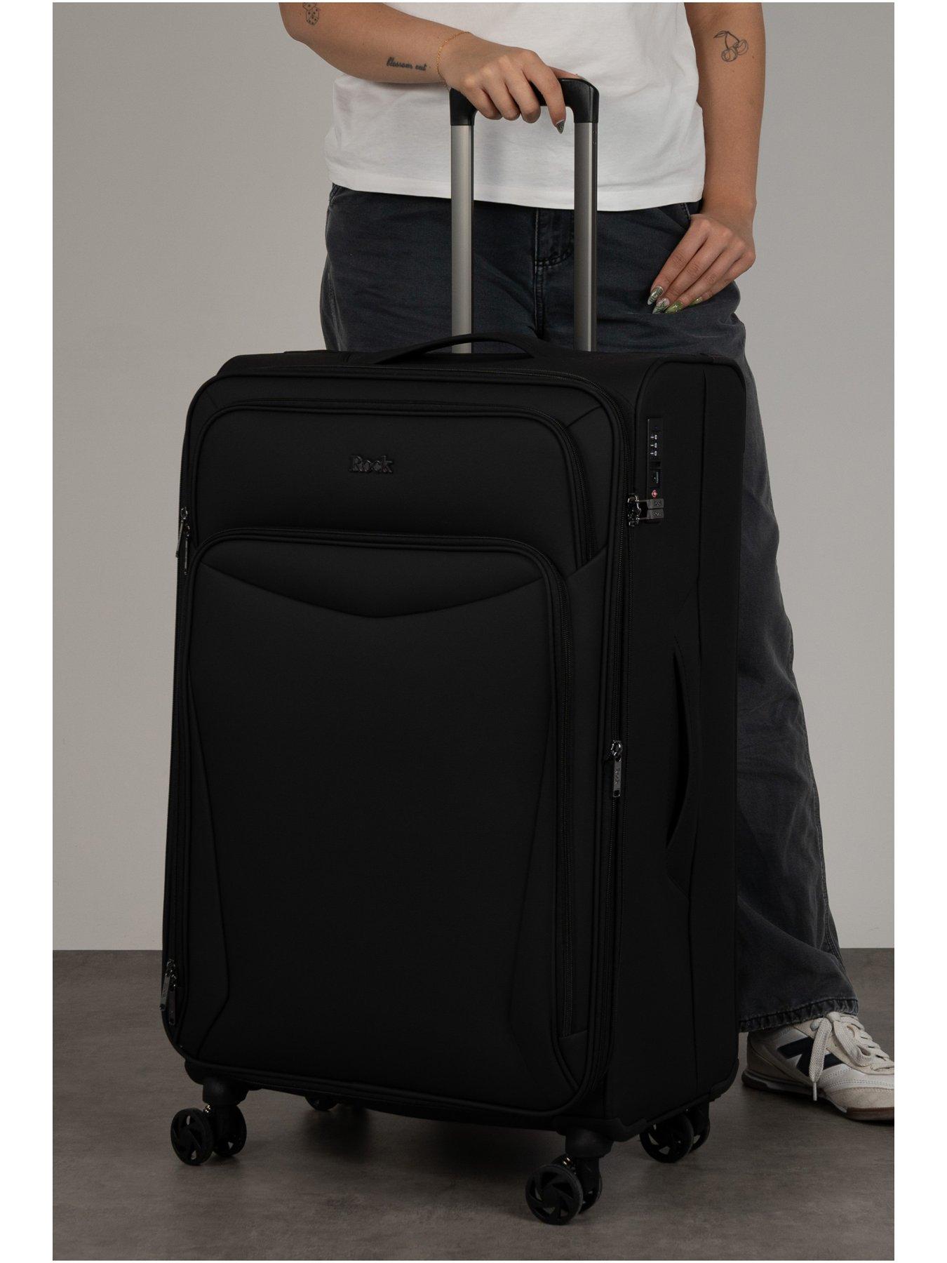Image 7 of 7 of Rock Luggage Vitality Large Black Suitcase