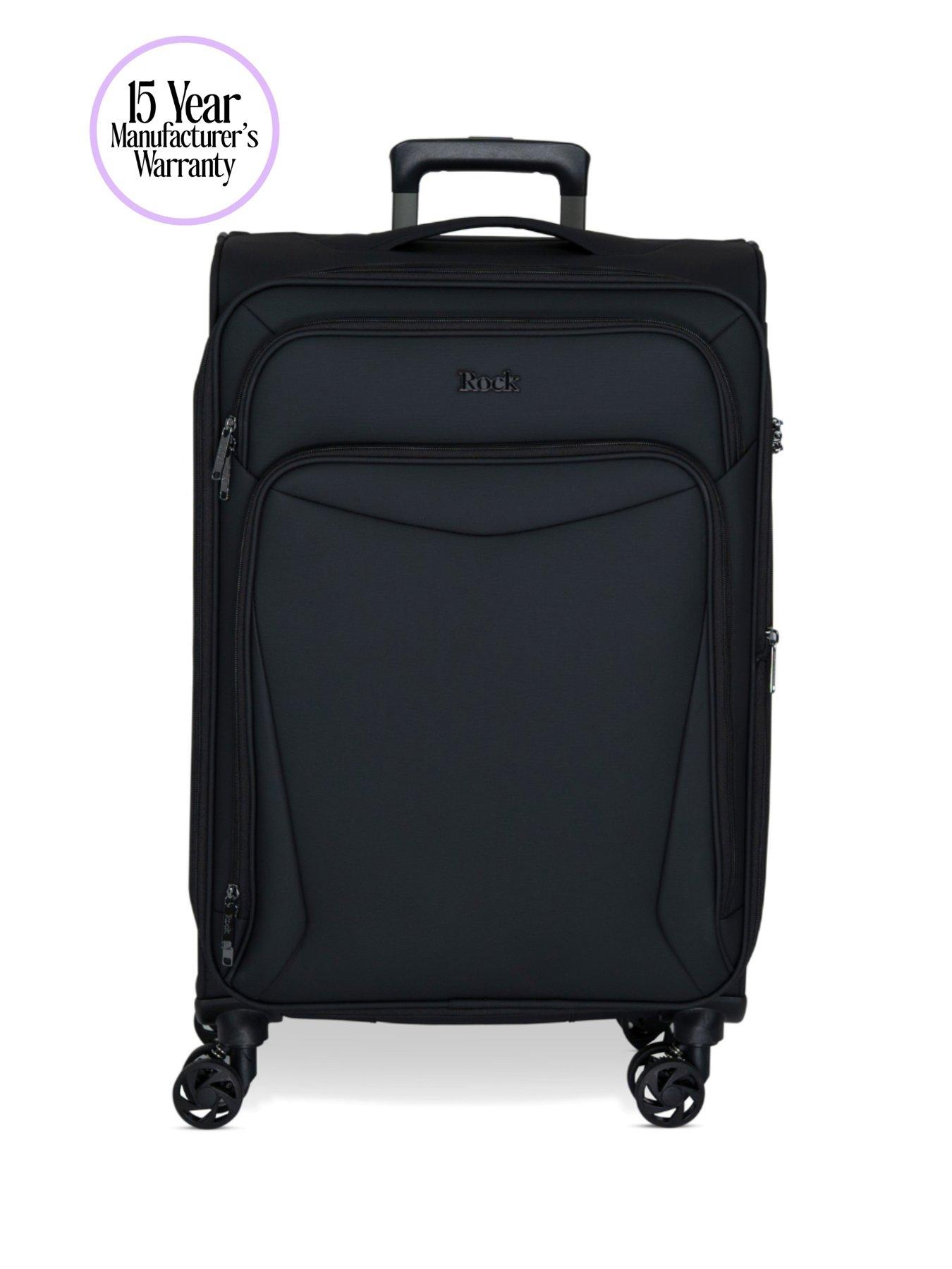 Image 2 of 7 of Rock Luggage Vitality Medium Black Suitcase