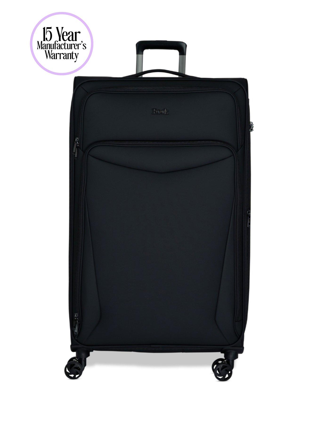 Image 2 of 7 of Rock Luggage Vitality 4pc Set Black Suitcase