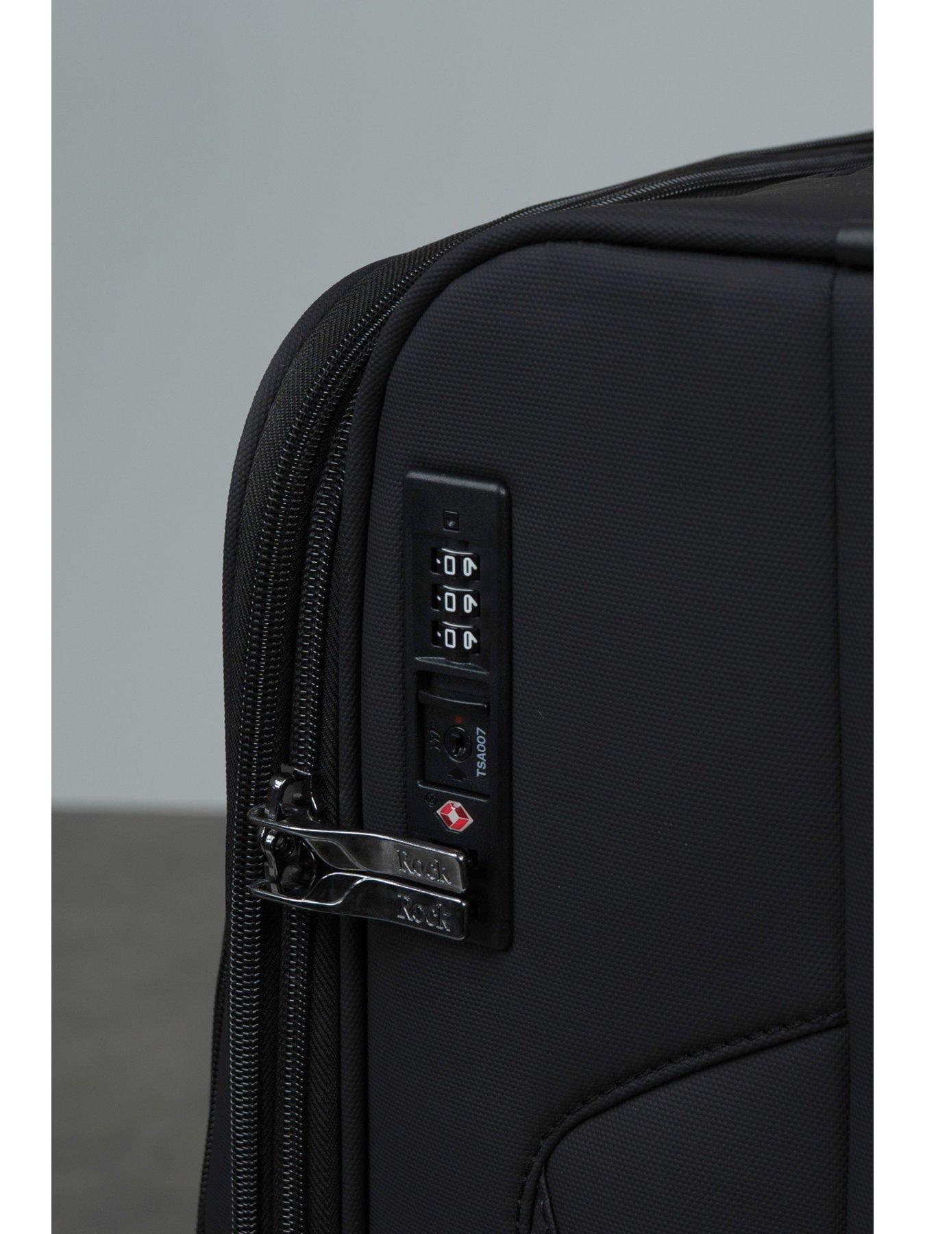 Image 4 of 7 of Rock Luggage Vitality 4pc Set Black Suitcase
