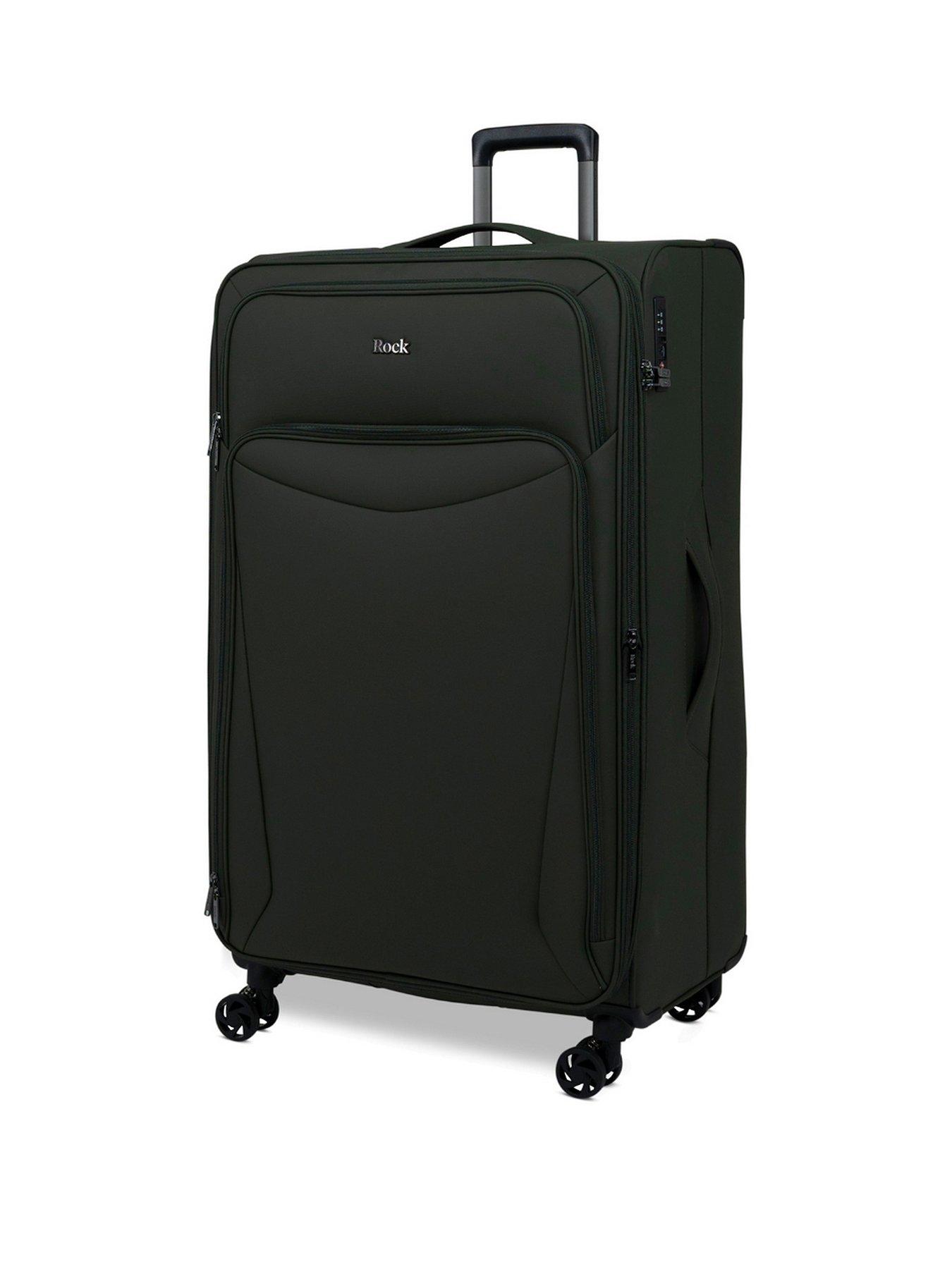 Image 1 of 7 of Rock Luggage Vitality Extra Large Khaki Suitcase