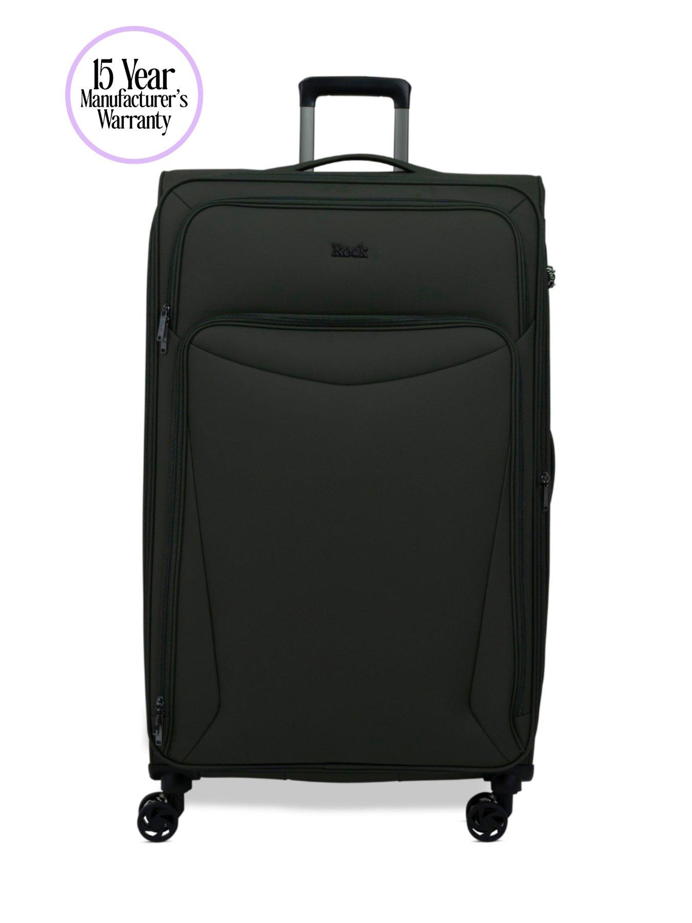 Image 2 of 7 of Rock Luggage Vitality Extra Large Khaki Suitcase