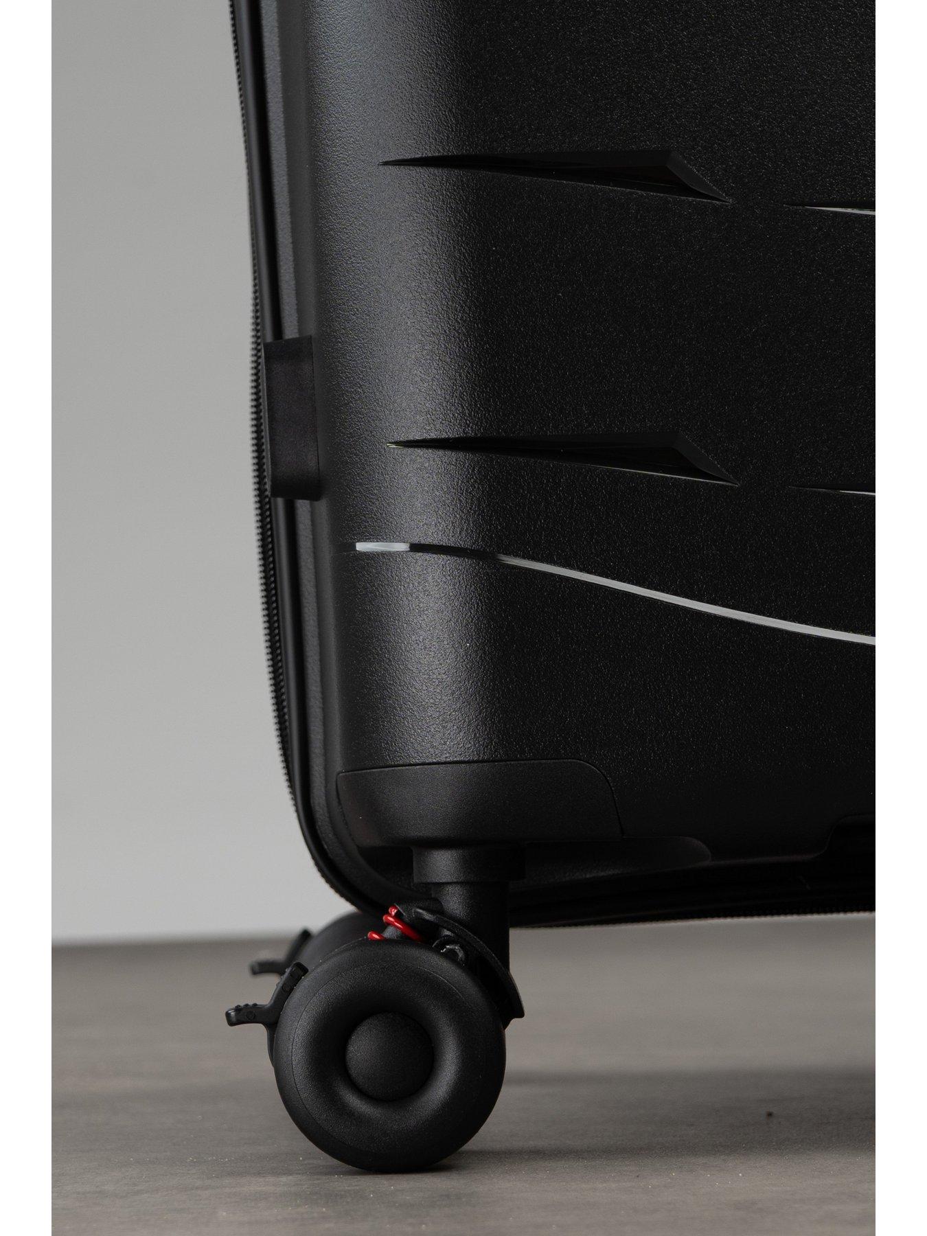 Image 3 of 7 of Rock Luggage Resilient Medium Black Suitcase