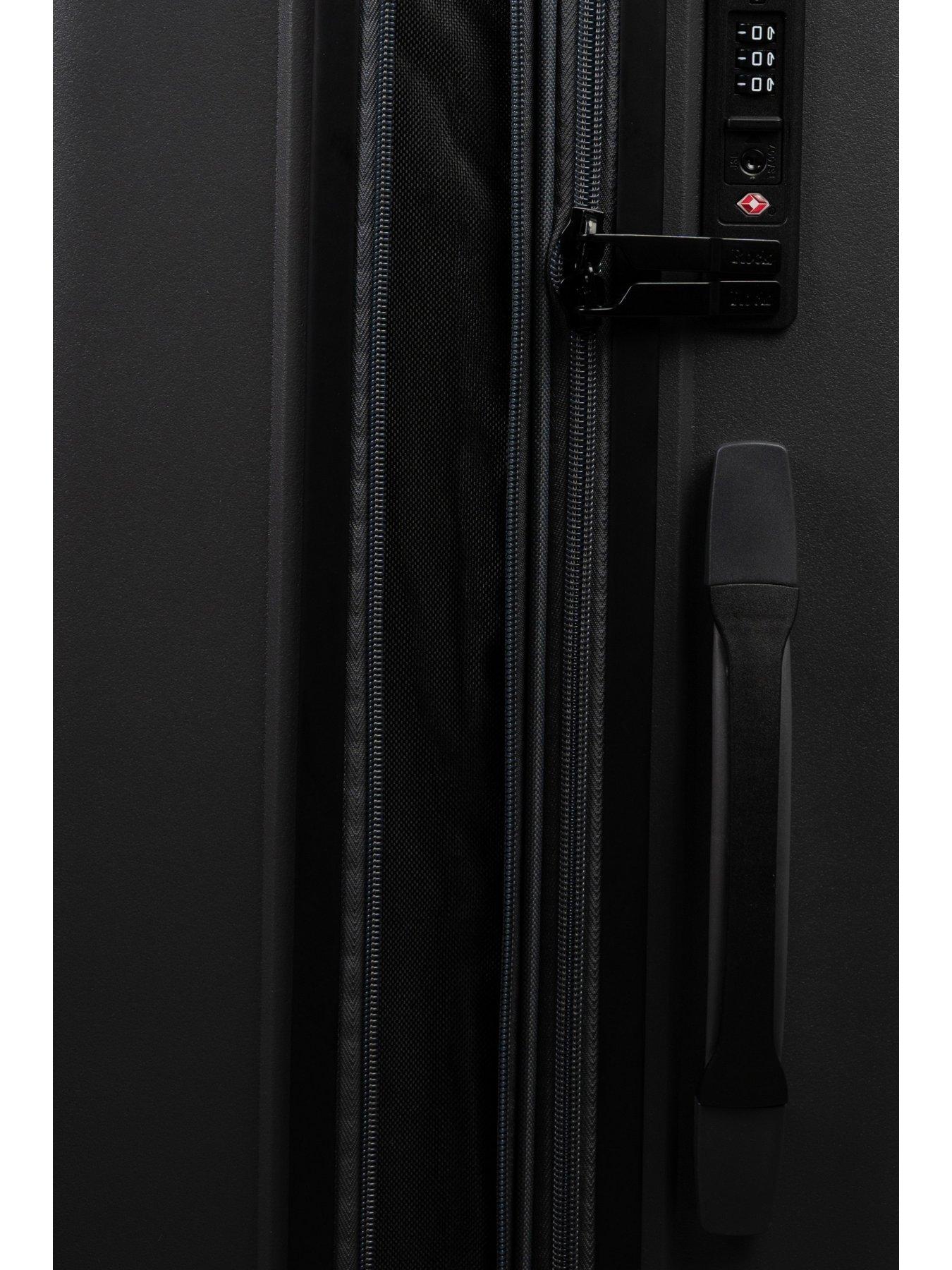 Image 7 of 7 of Rock Luggage Resilient 3pc Set Charcoal Suitcase