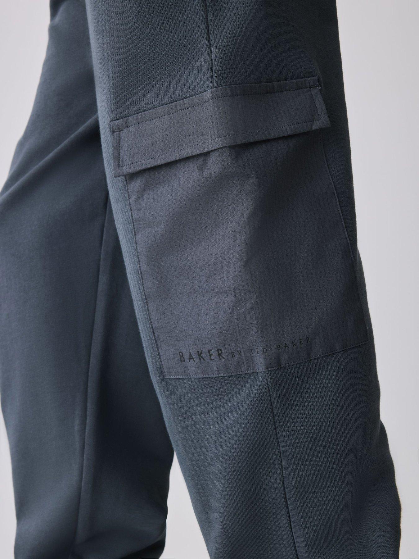 Image 6 of 7 of Ted Baker Boys Oversized Sweatshirt And Joggers Set - Grey