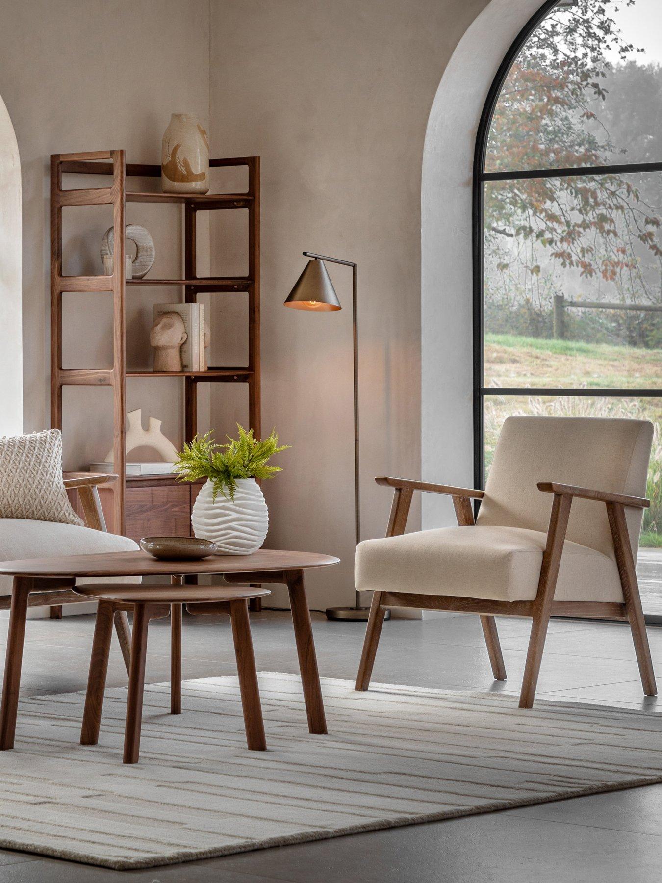 Image 6 of 6 of Gallery Direct Neyland Armchair Natural Linen