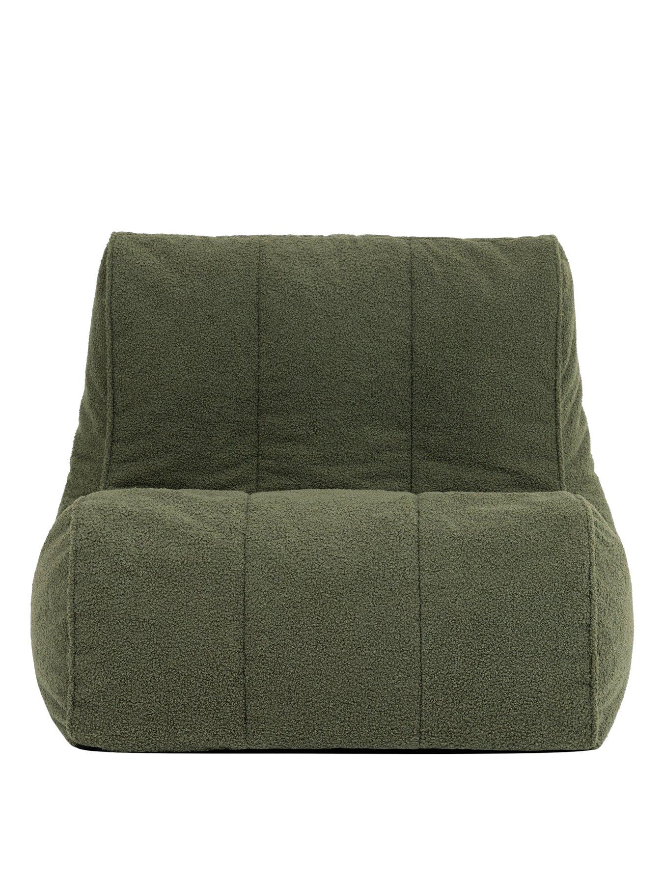 Image 3 of 7 of Icon Beanbags Swoop Lounger Chair Boucle