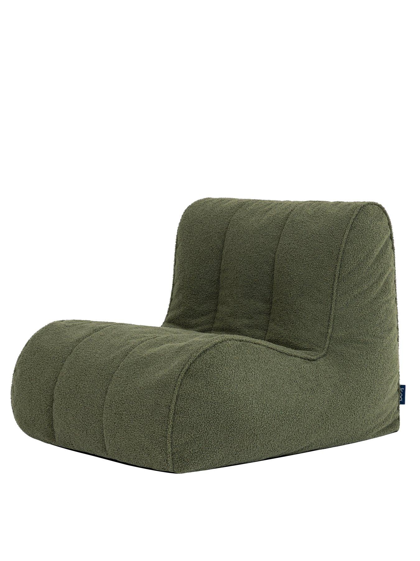 Image 4 of 7 of Icon Beanbags Swoop Lounger Chair Boucle