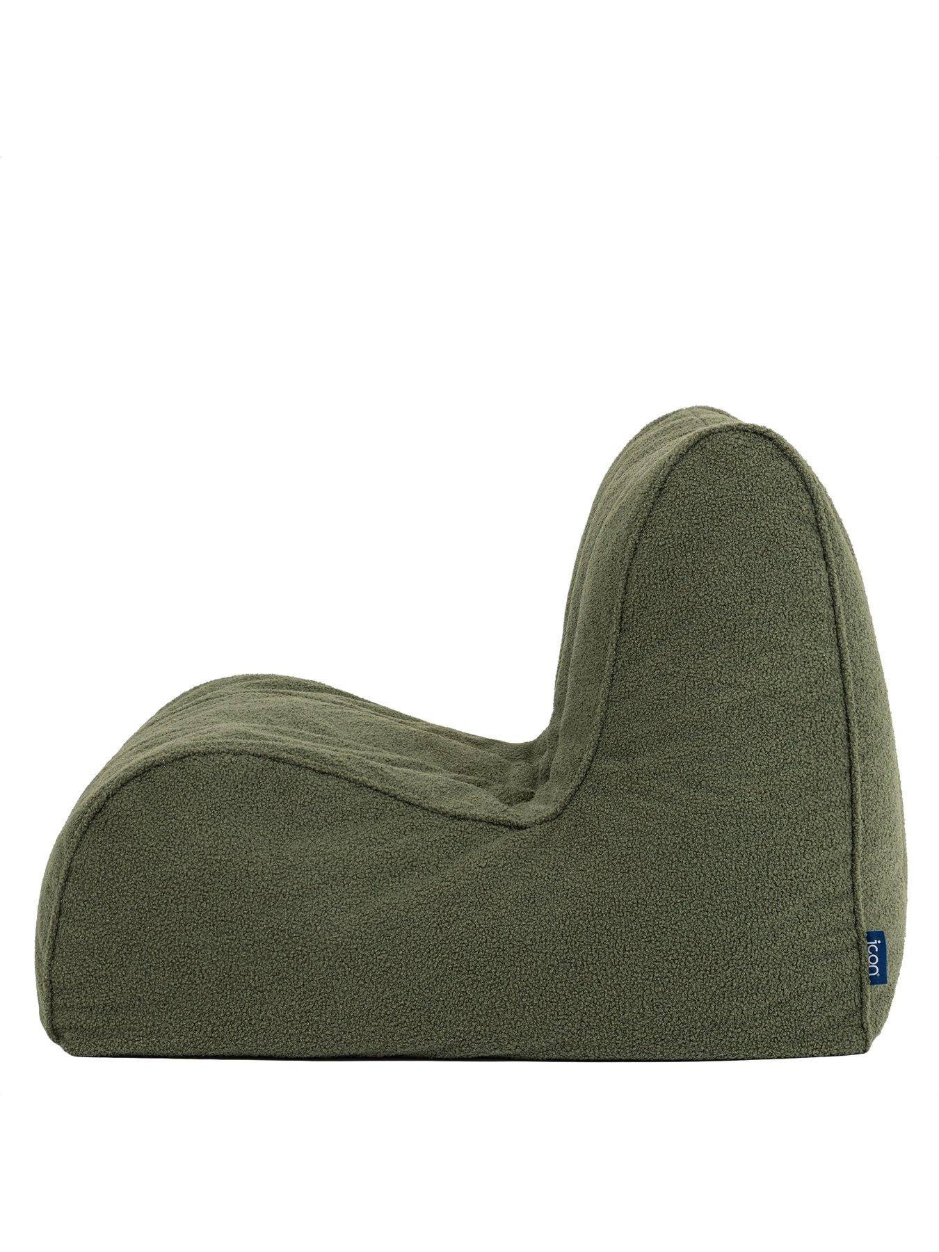 Image 5 of 7 of Icon Beanbags Swoop Lounger Chair Boucle