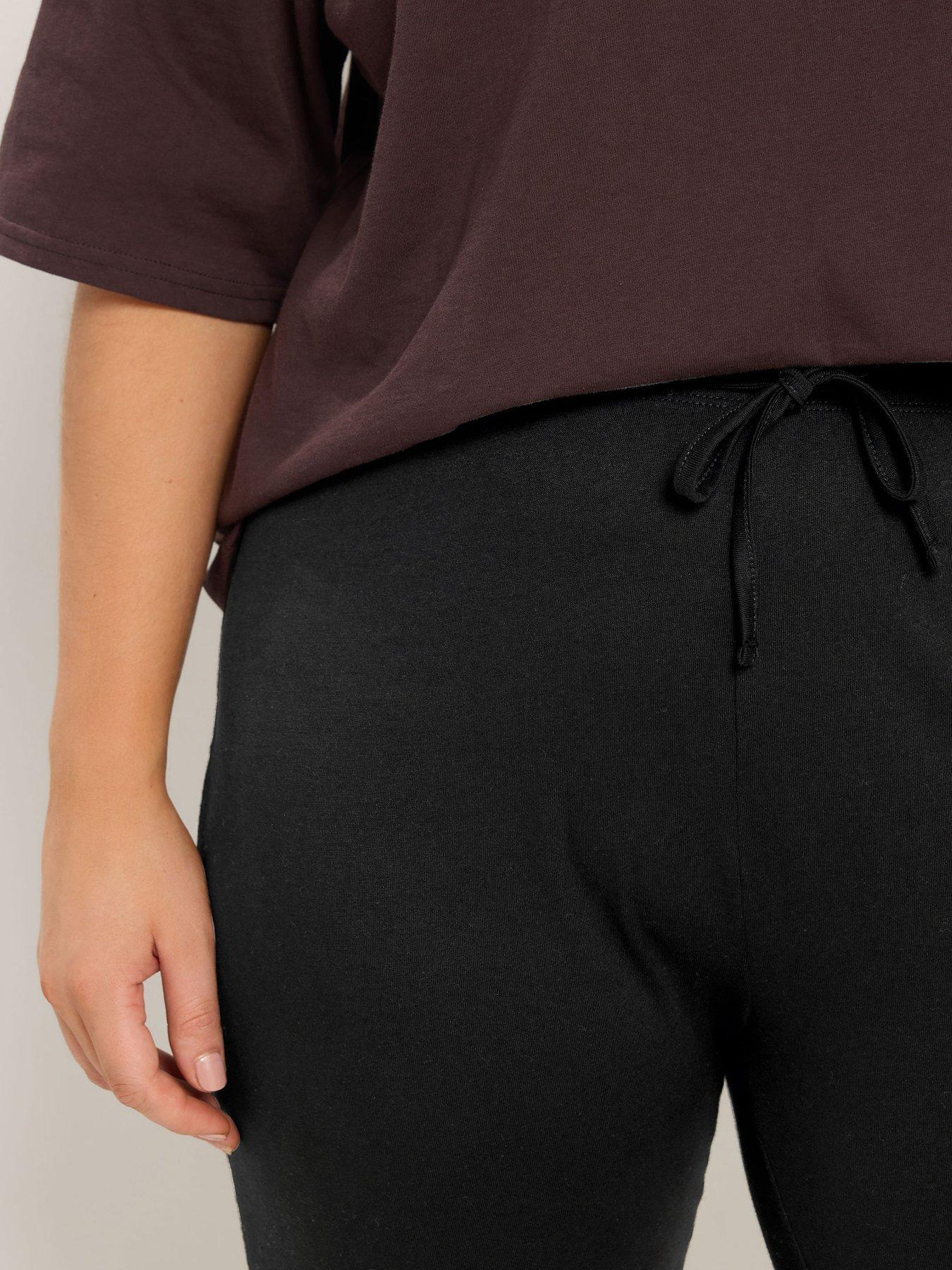 Image 4 of 4 of Yours Curve Cotton Flare Pull On Legging 28"