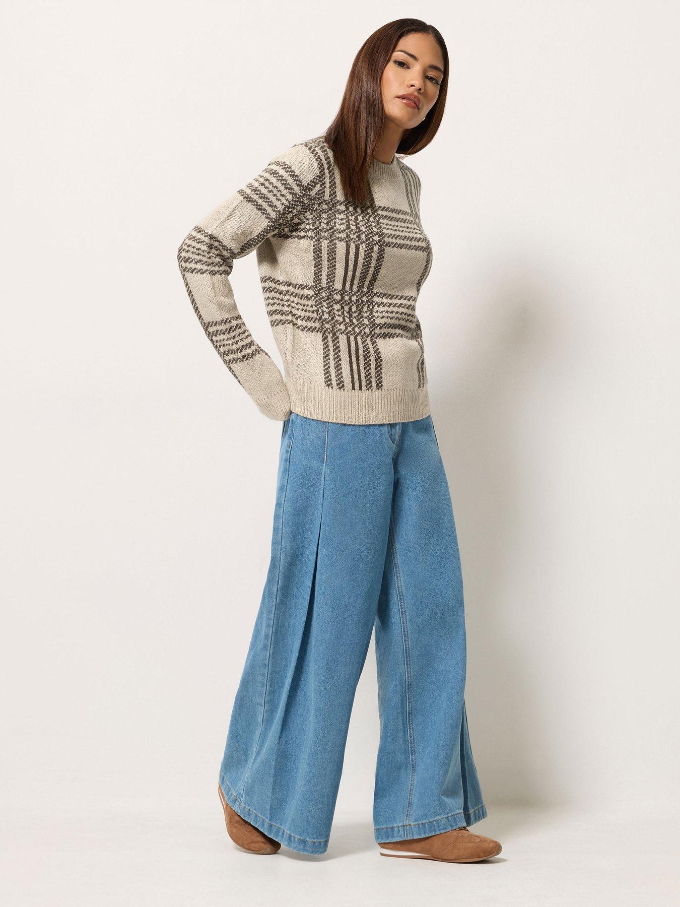Image 3 of 4 of PixieGirl Petite Check Jumper