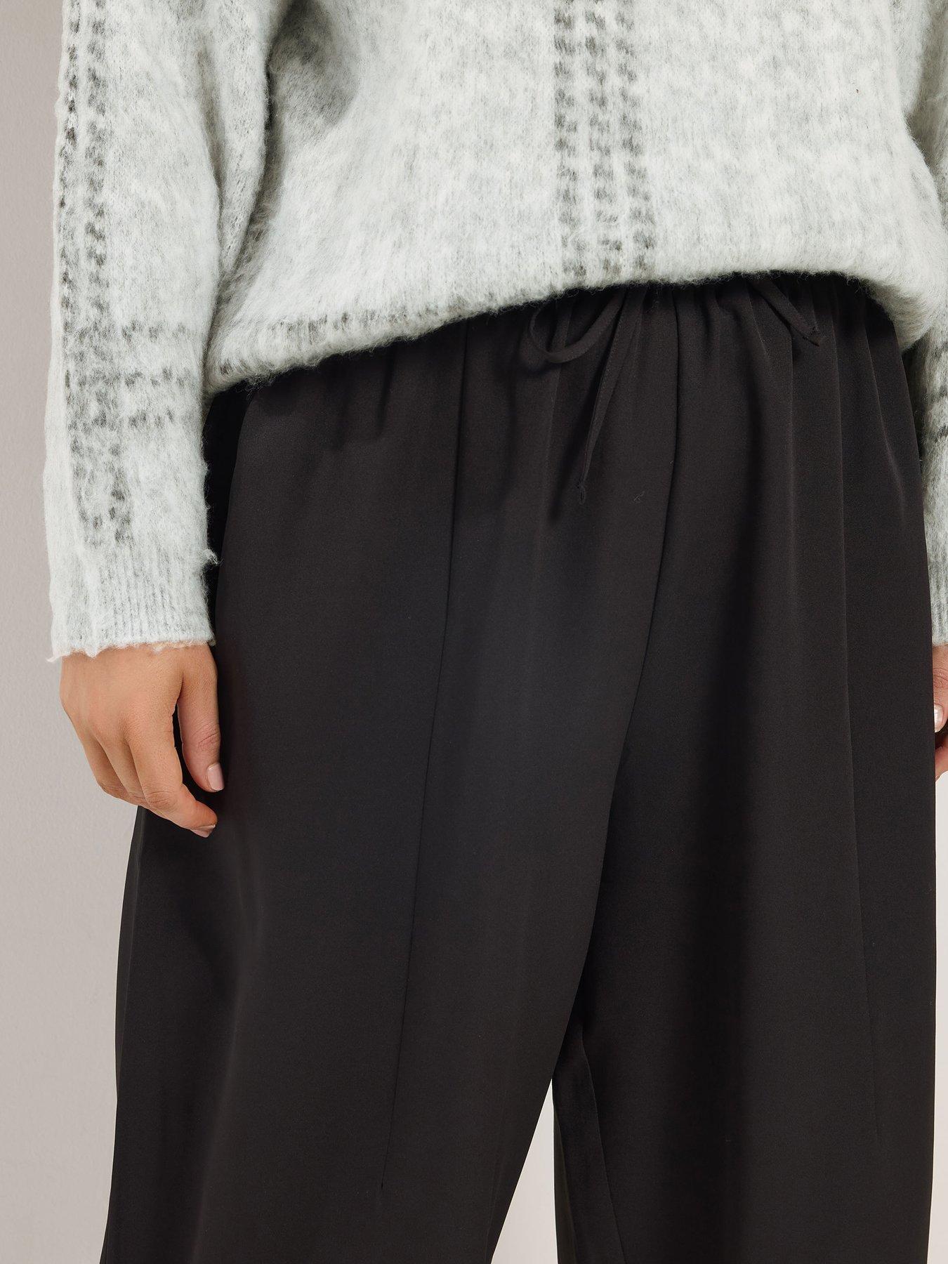Image 4 of 4 of Yours Curve Brushed Check Jumper