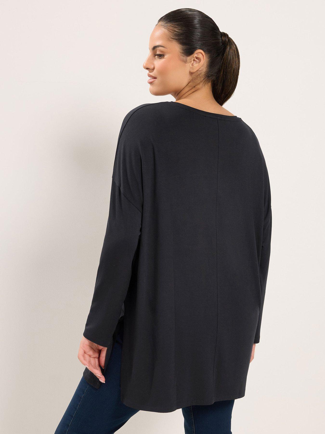 Image 2 of 4 of Yours Curve Long Sleeve Novelty T-shirt