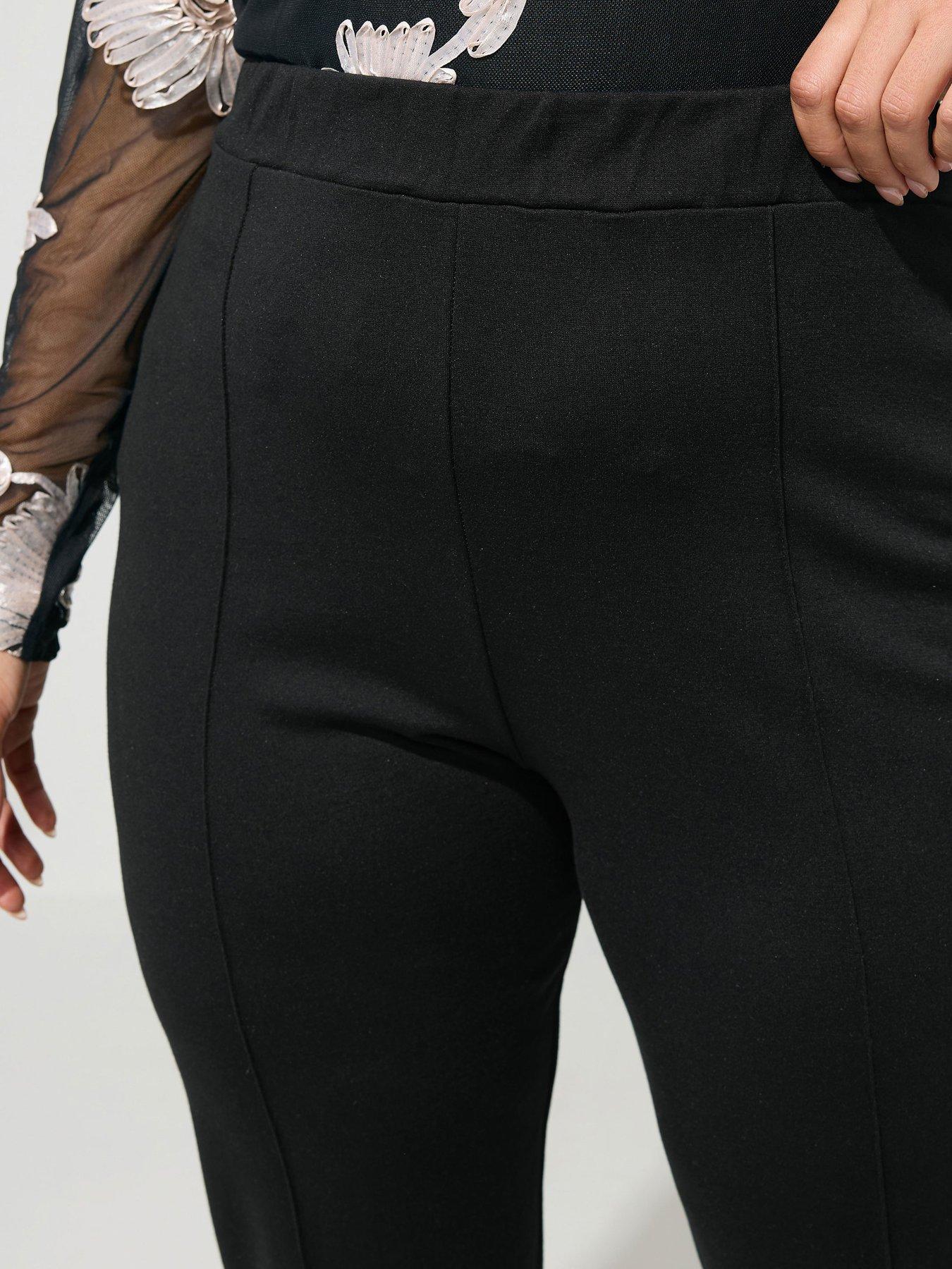 Image 4 of 4 of Yours Curve Cigarette Leg Ponte Trouser