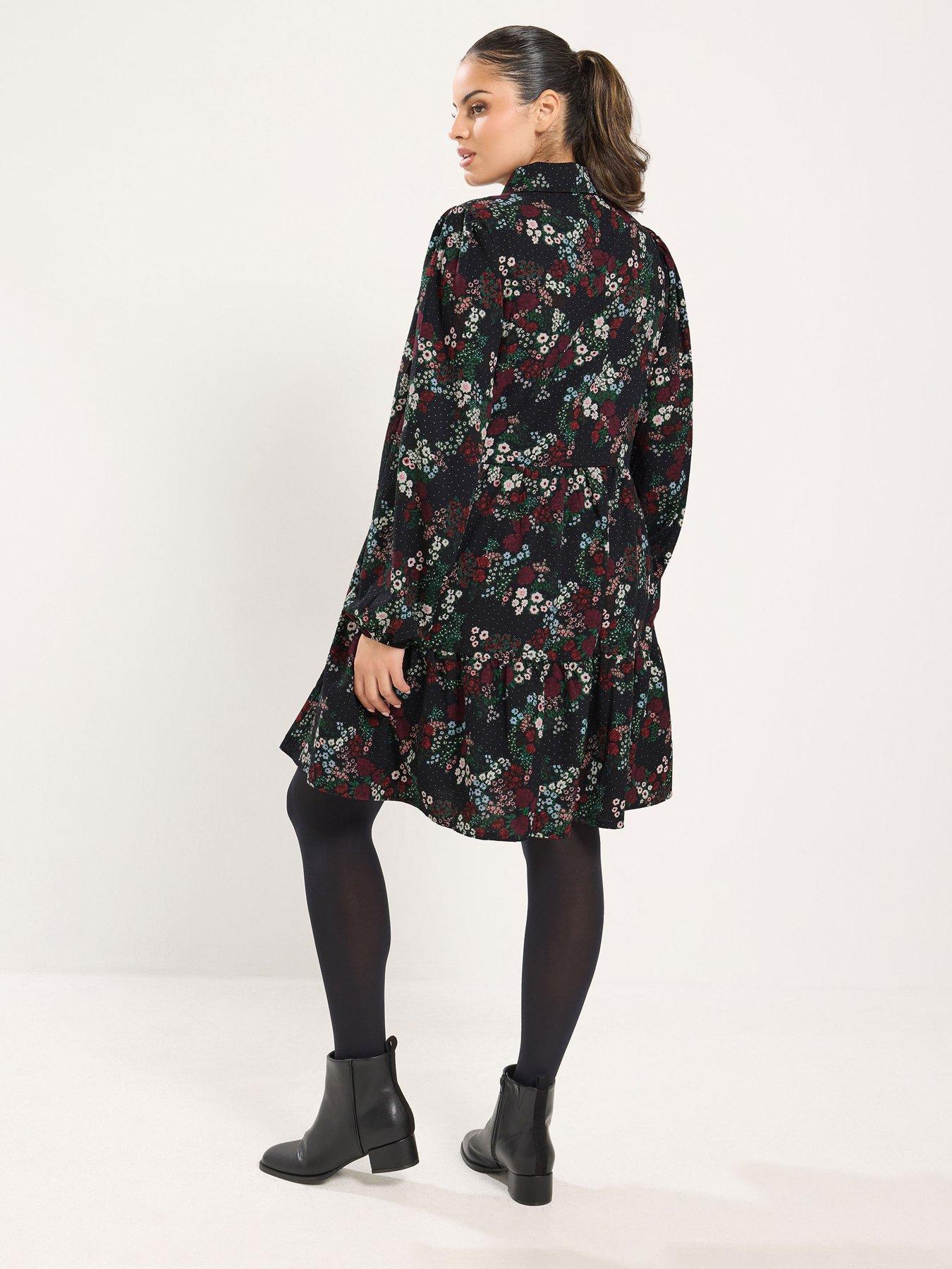 Image 2 of 4 of Yours Curve Mini Shirt Dress