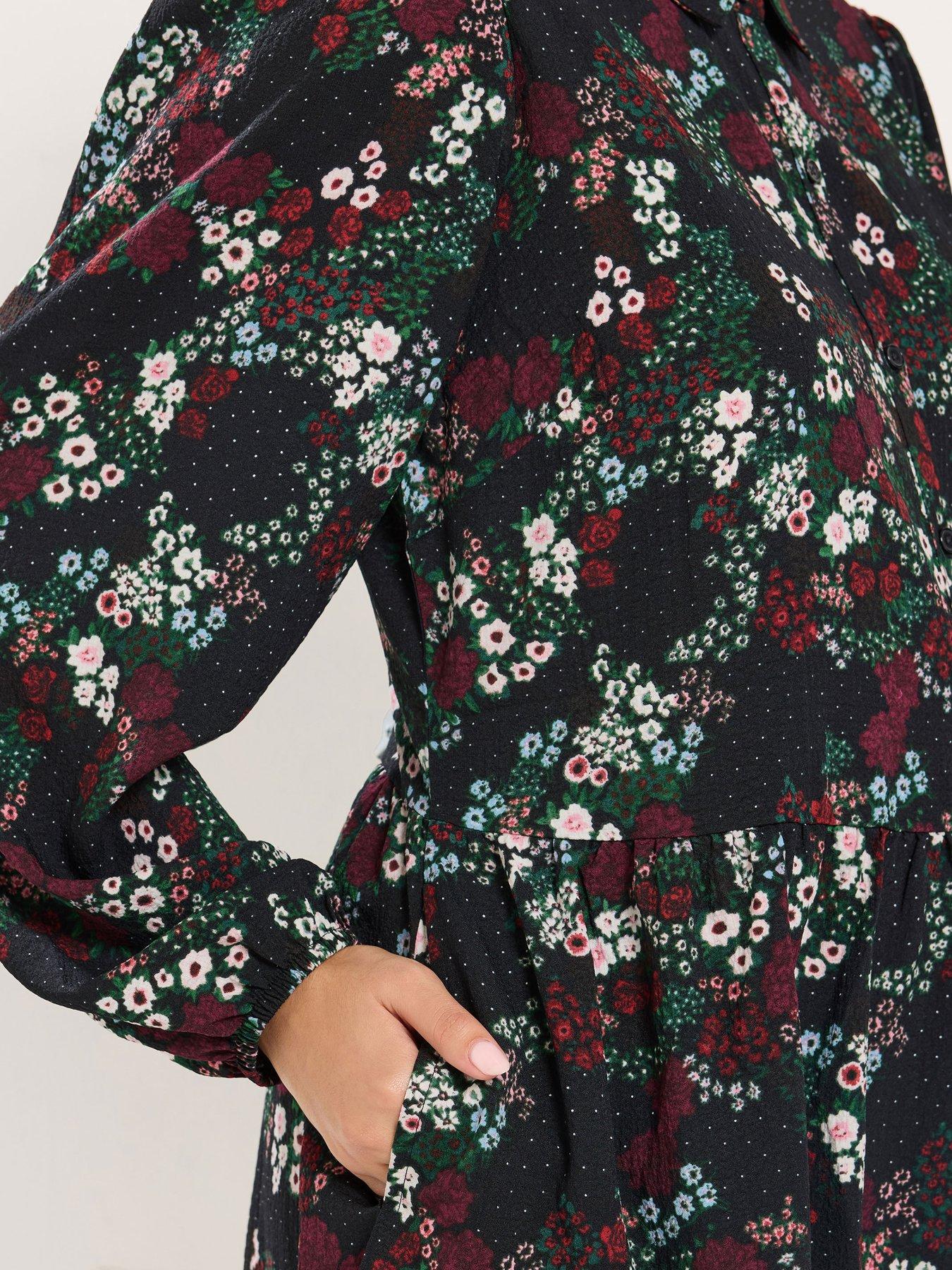 Image 4 of 4 of Yours Curve Mini Shirt Dress