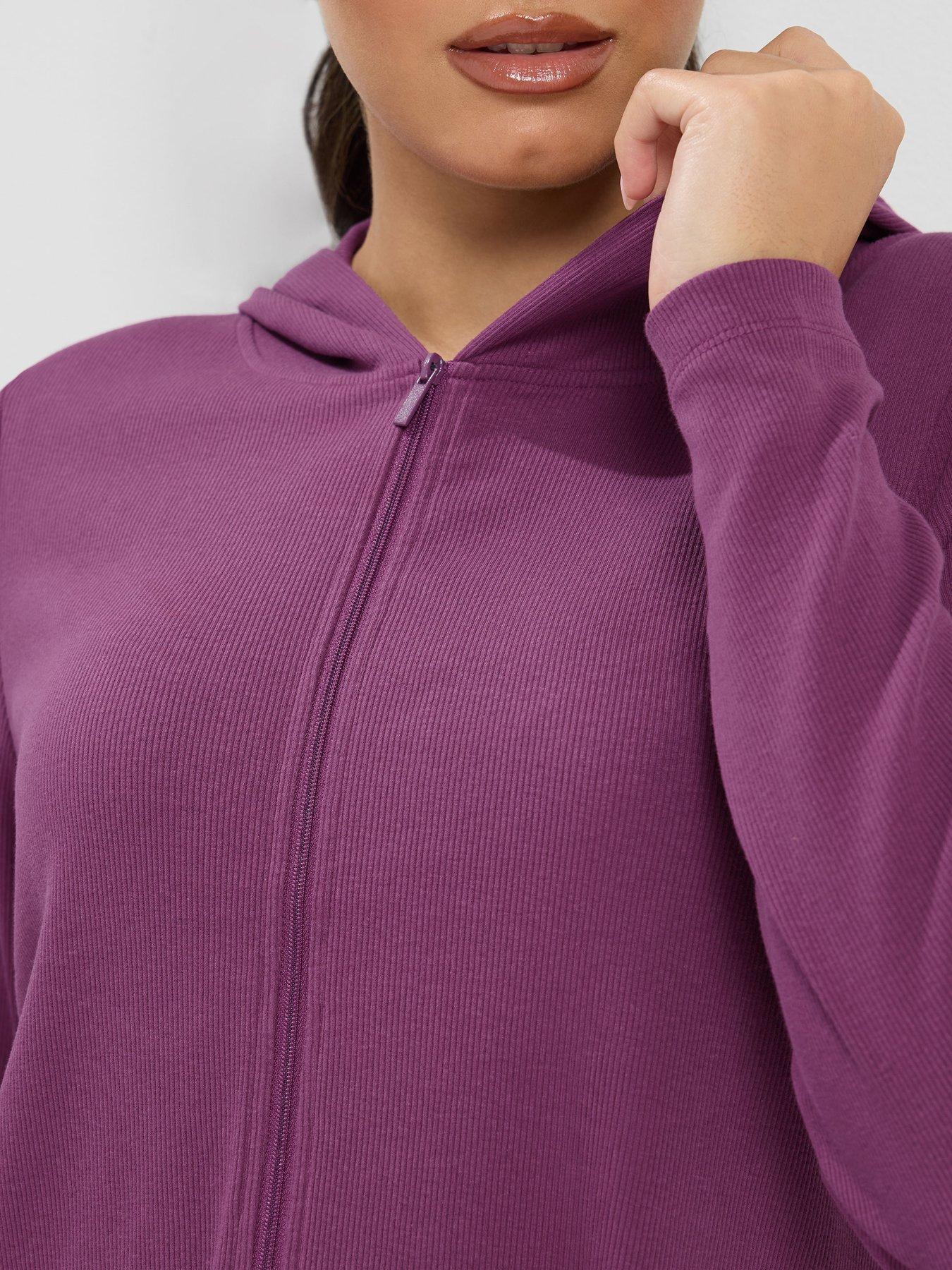 Image 4 of 4 of Yours Curve Full Zip Hooded Top