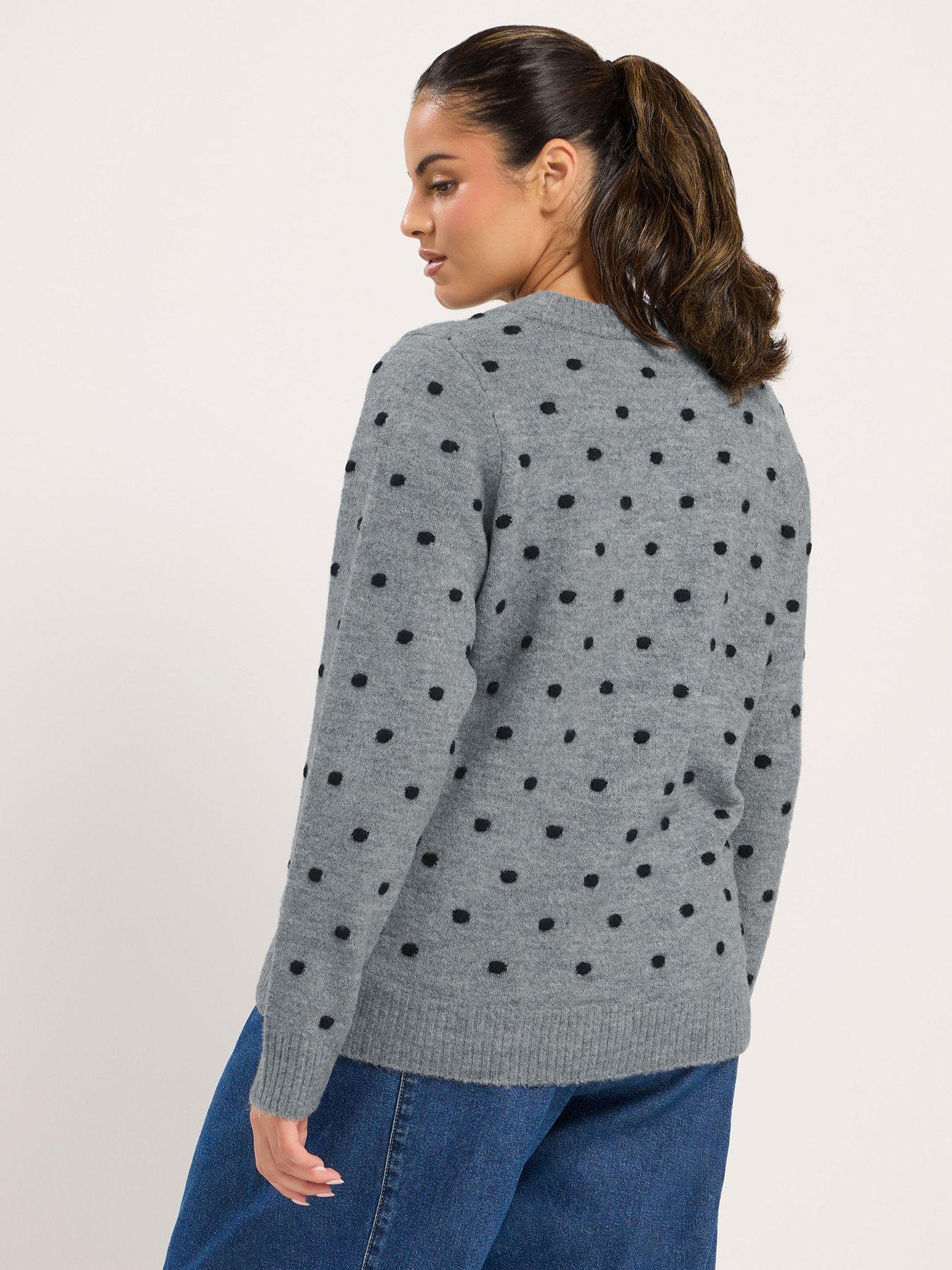 Image 2 of 4 of Yours Curve Spot Yarn Jumper