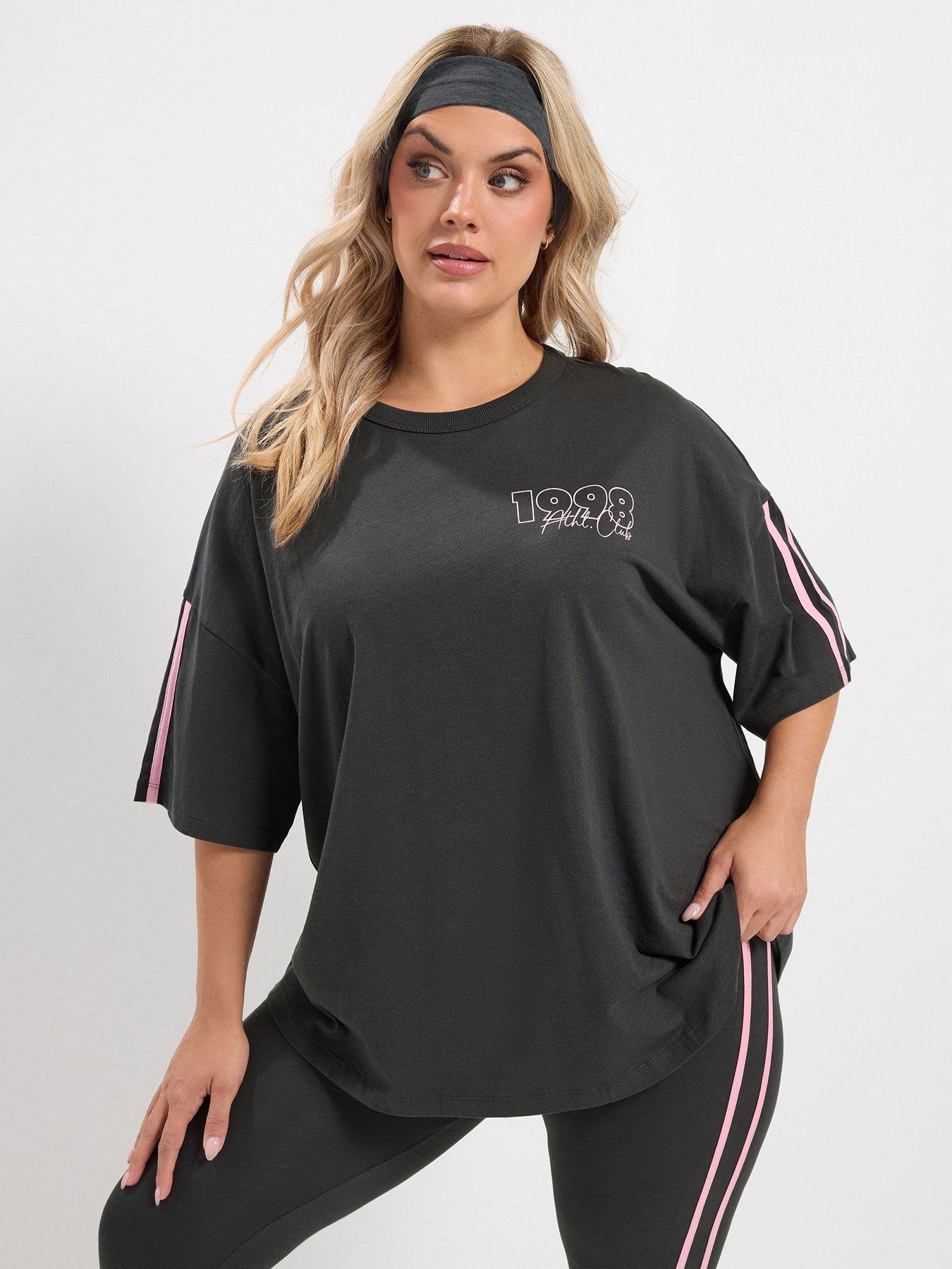 Image 1 of 4 of Yours Curve Club Active T-shirt