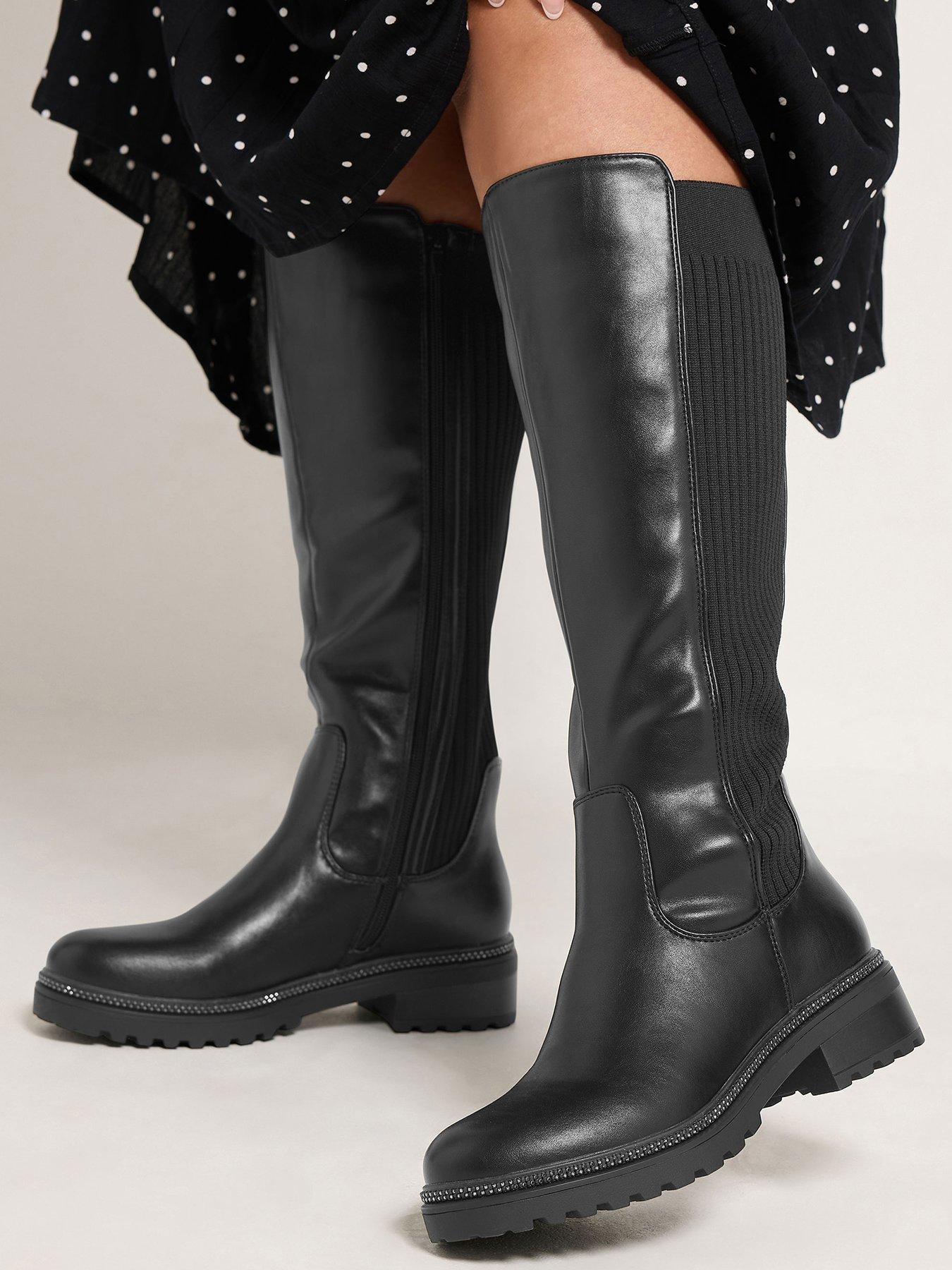 Image 1 of 3 of Yours Extra Wide Fit Elasticated Back Boot #