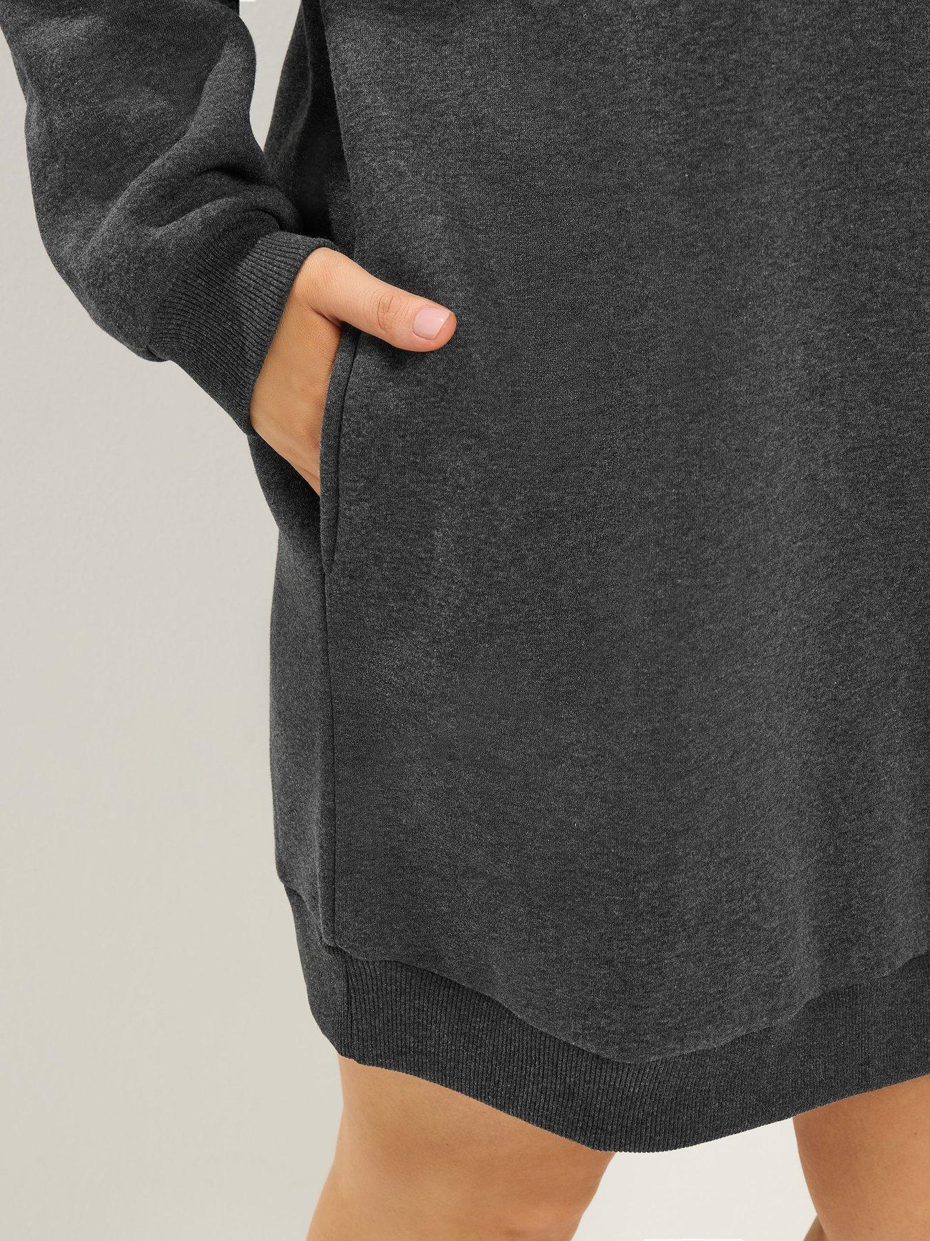 Image 4 of 4 of Yours Curve Sweatshirt Jumper Dress