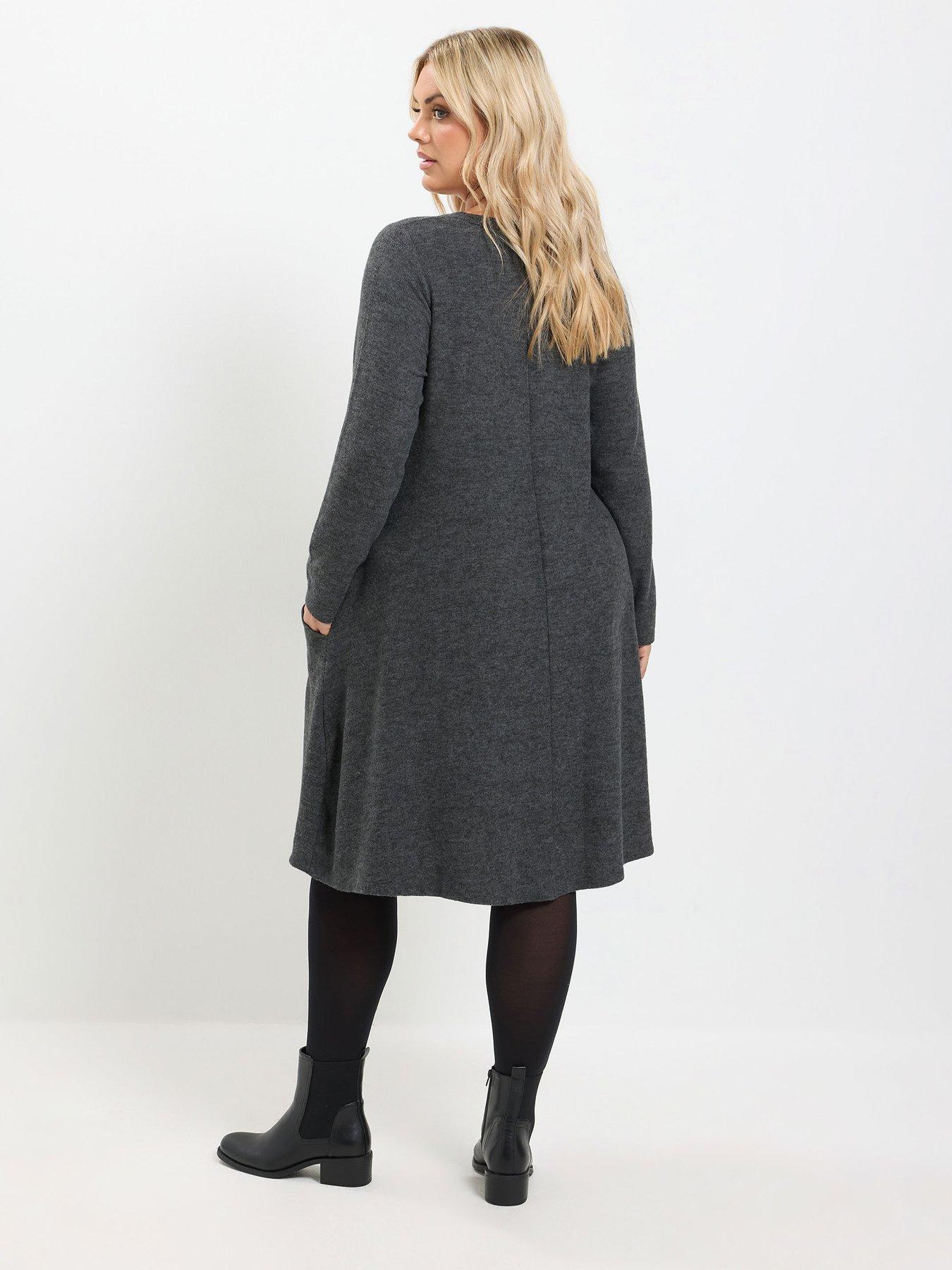 Image 2 of 4 of Yours Curve Soft Touch Pocket Swing Dress