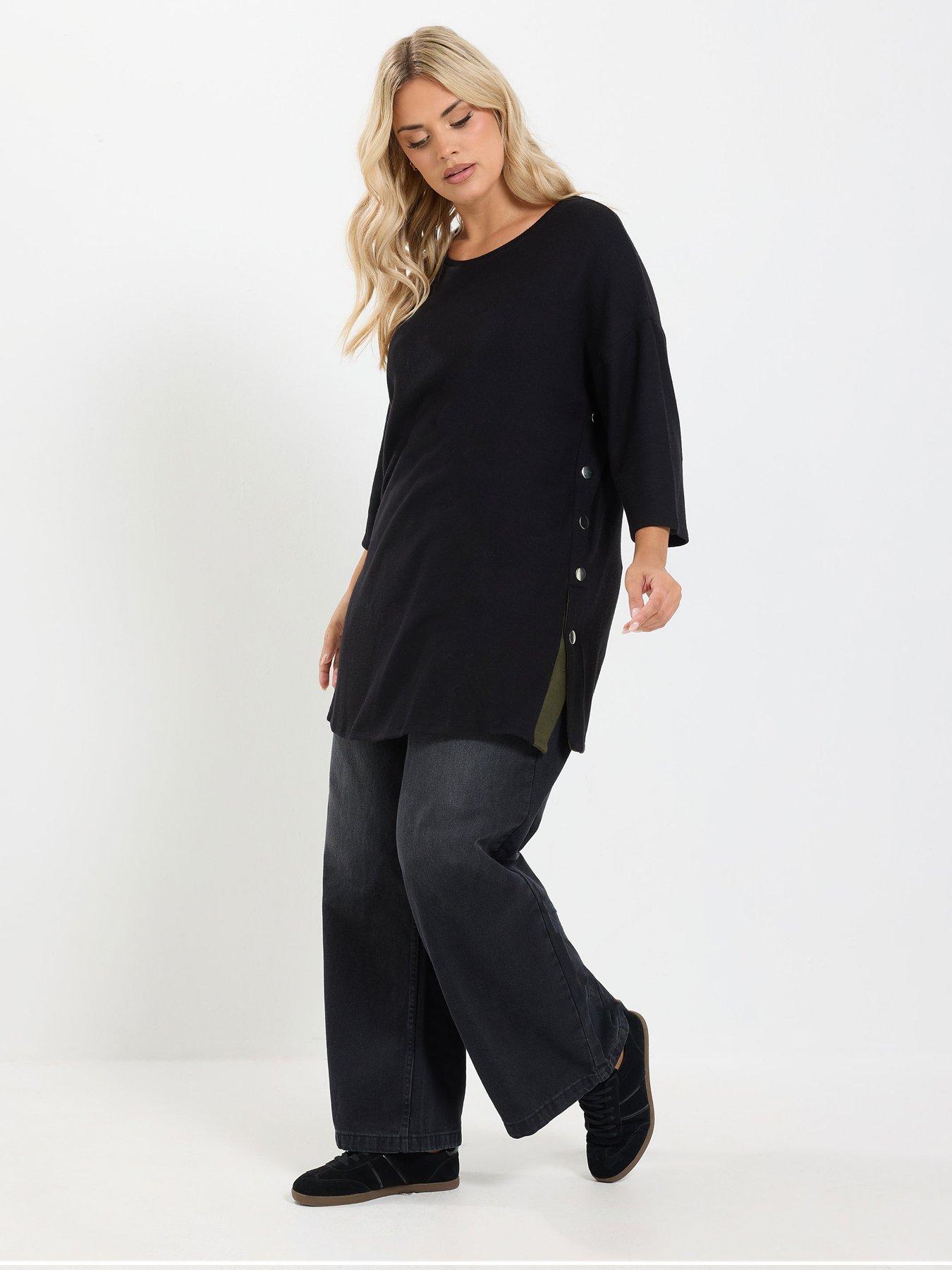 Image 3 of 4 of Yours Curve Soft Touch Side Button Jumper
