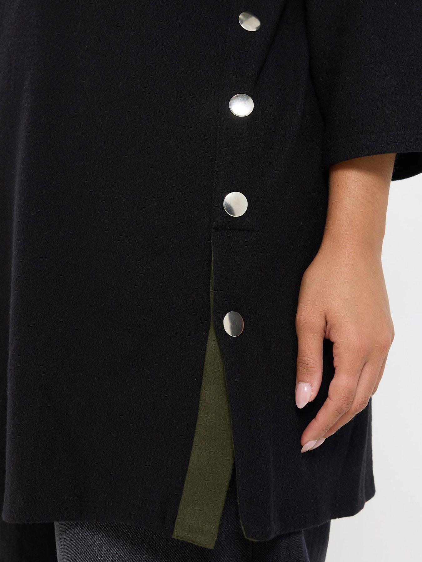 Image 4 of 4 of Yours Curve Soft Touch Side Button Jumper