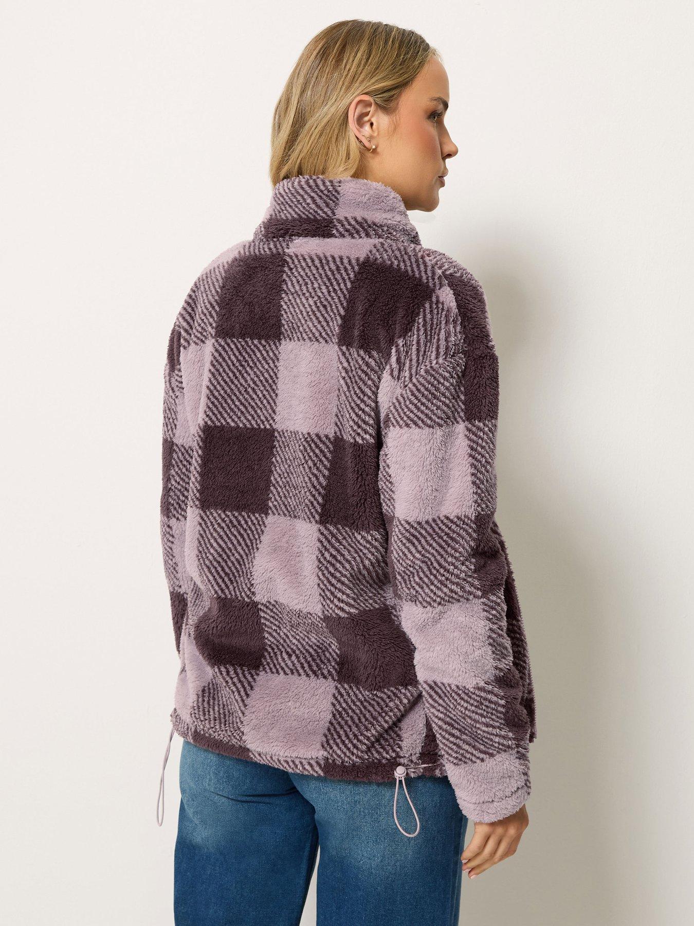 Image 2 of 4 of Long Tall Sally Tall Check Print Fleece