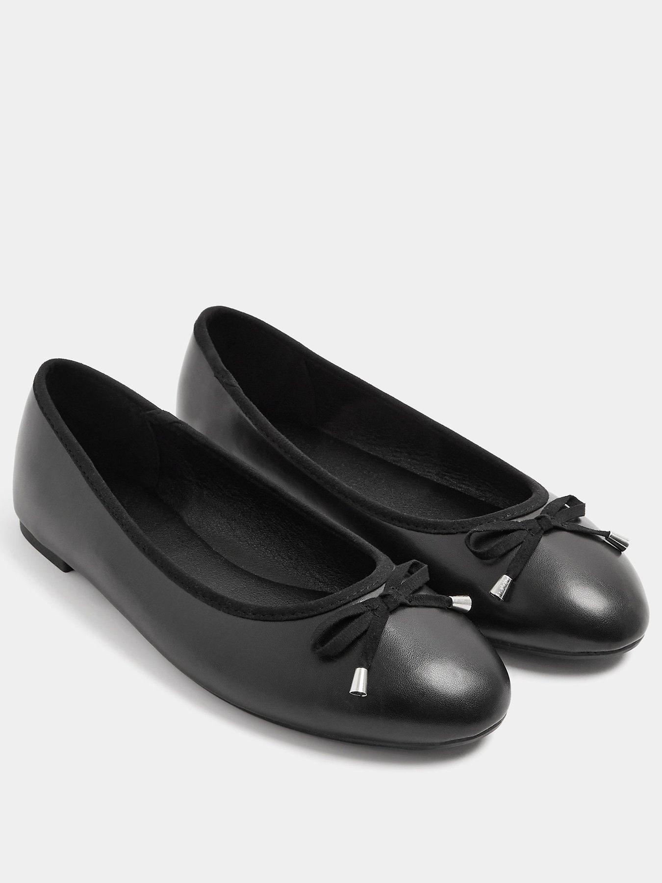 Image 2 of 4 of Yours Womens Wide Fit Blaise Ballet Pump - Black