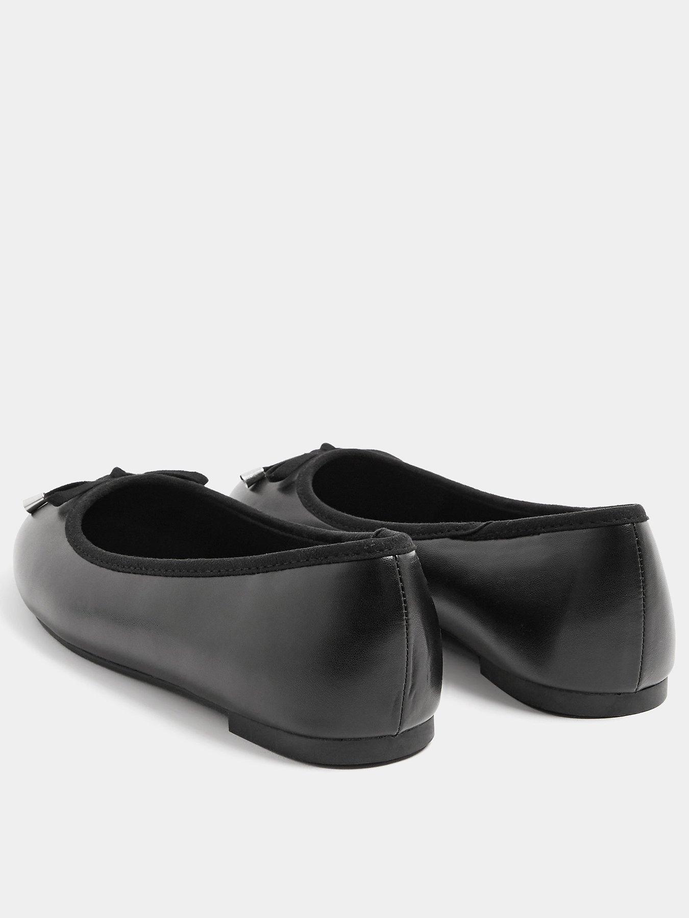 Image 3 of 4 of Yours Womens Wide Fit Blaise Ballet Pump - Black
