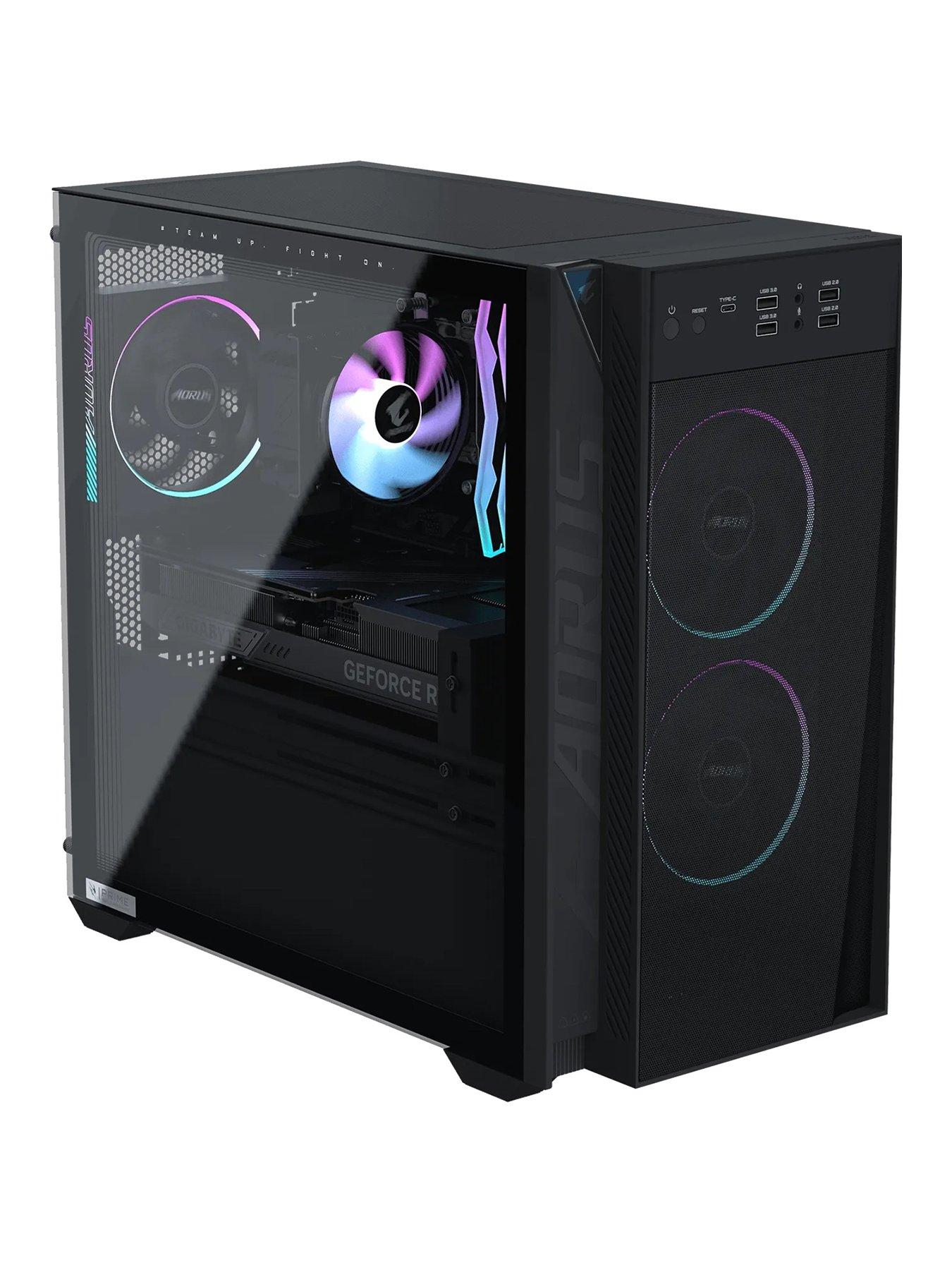 GIGABYTE AORUS PRIME 3 Gaming Desktop - GeForce RTX 5070 WINDFORCE OC - AMD Ryzen 7 9700X - 32GB RAM, 1TB SSD - Black