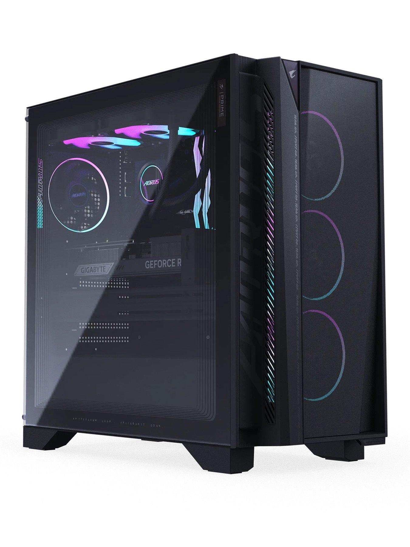 GIGABYTE AORUS PRIME 5 Gaming Desktop - GeForce RTX 5070 Ti WINDFORCE OC - AMD Ryzen 7 9800X3D - 32GB RAM, 2TB SSD - Black