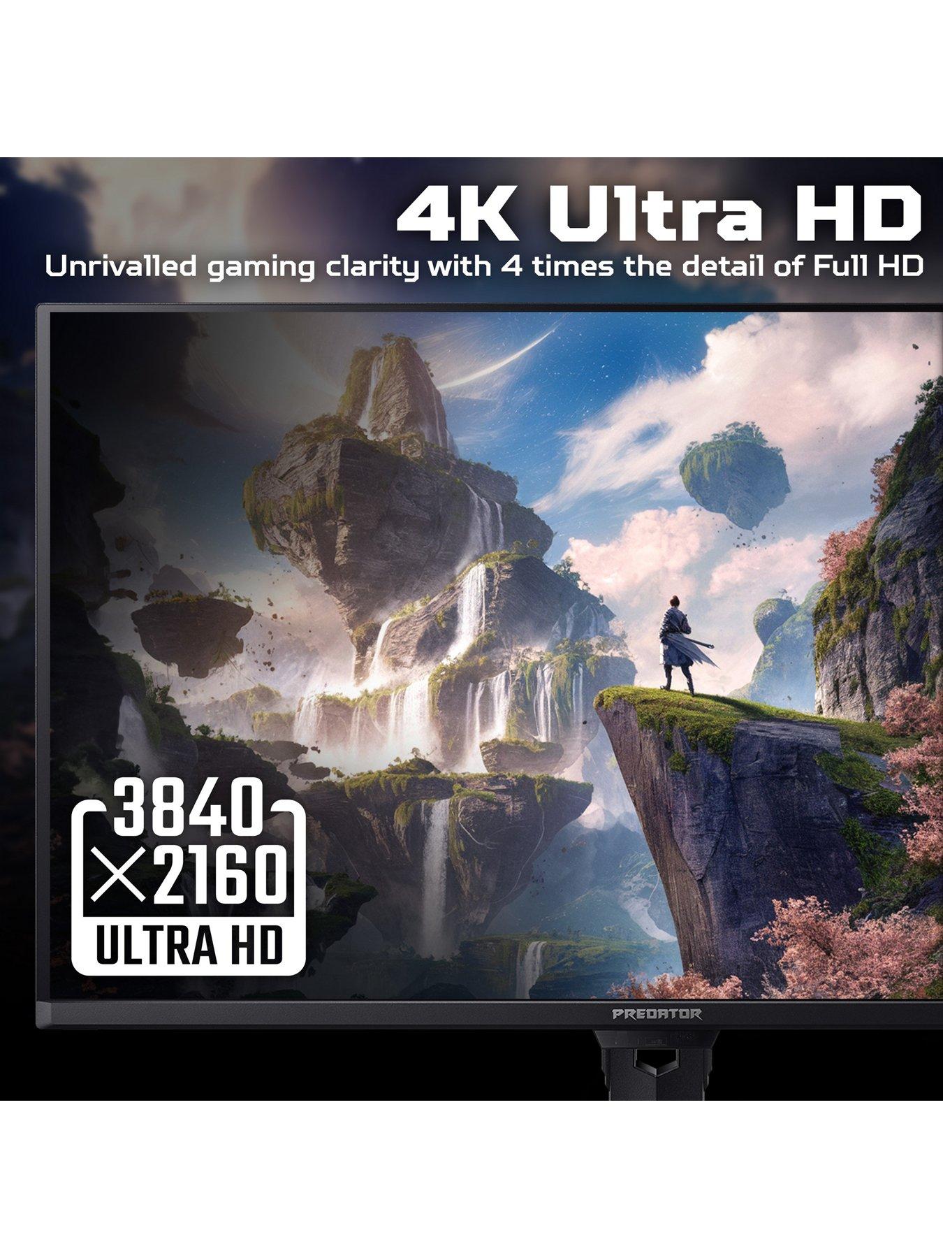 Image 6 of 7 of Acer Predator X32X5bmiiphuzx Gaming Monitor - 31.5in, 4K, QD-OLED, 240Hz, Height Adjustable, Black