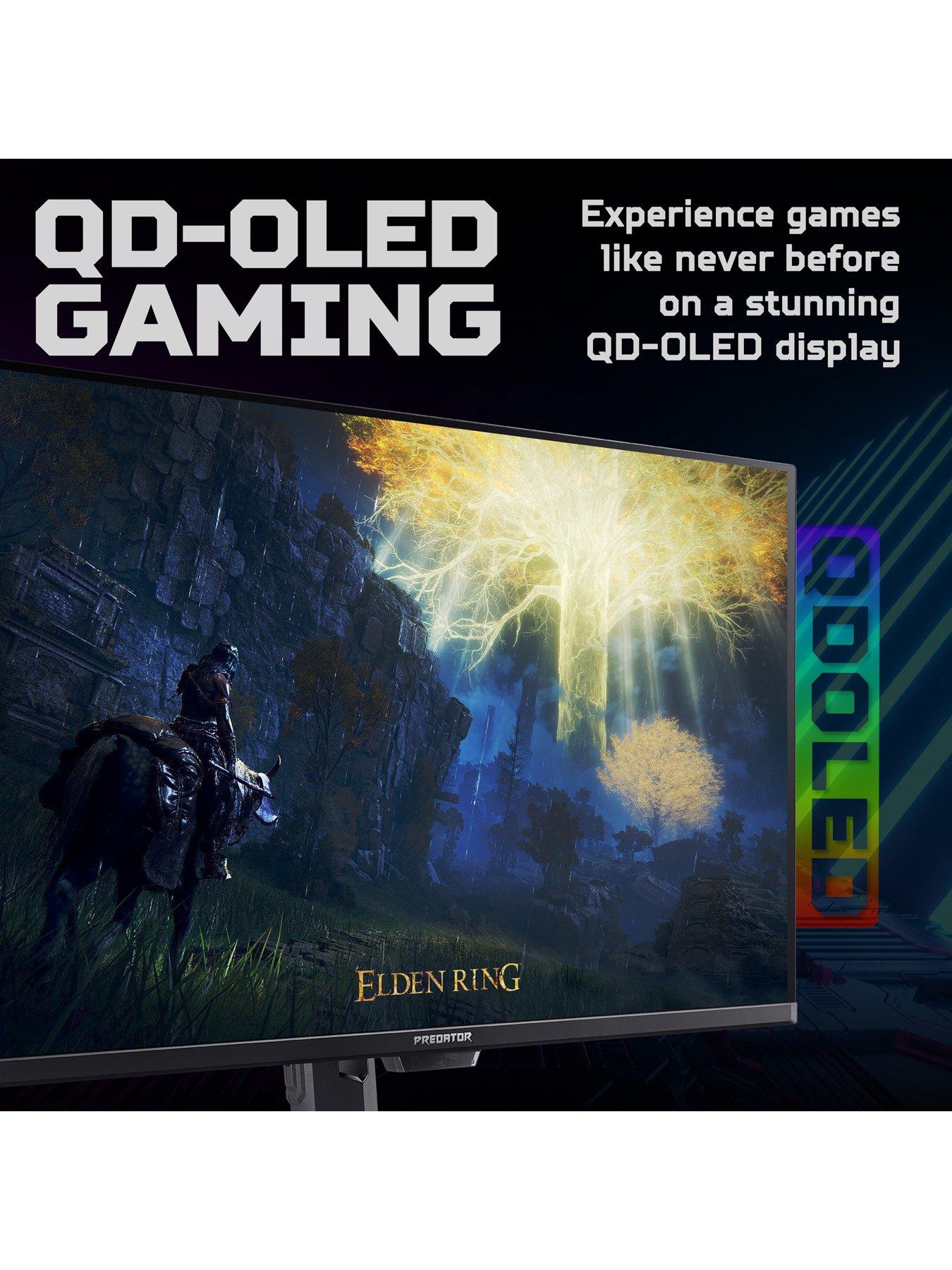 Image 7 of 7 of Acer Predator X32X5bmiiphuzx Gaming Monitor - 31.5in, 4K, QD-OLED, 240Hz, Height Adjustable, Black