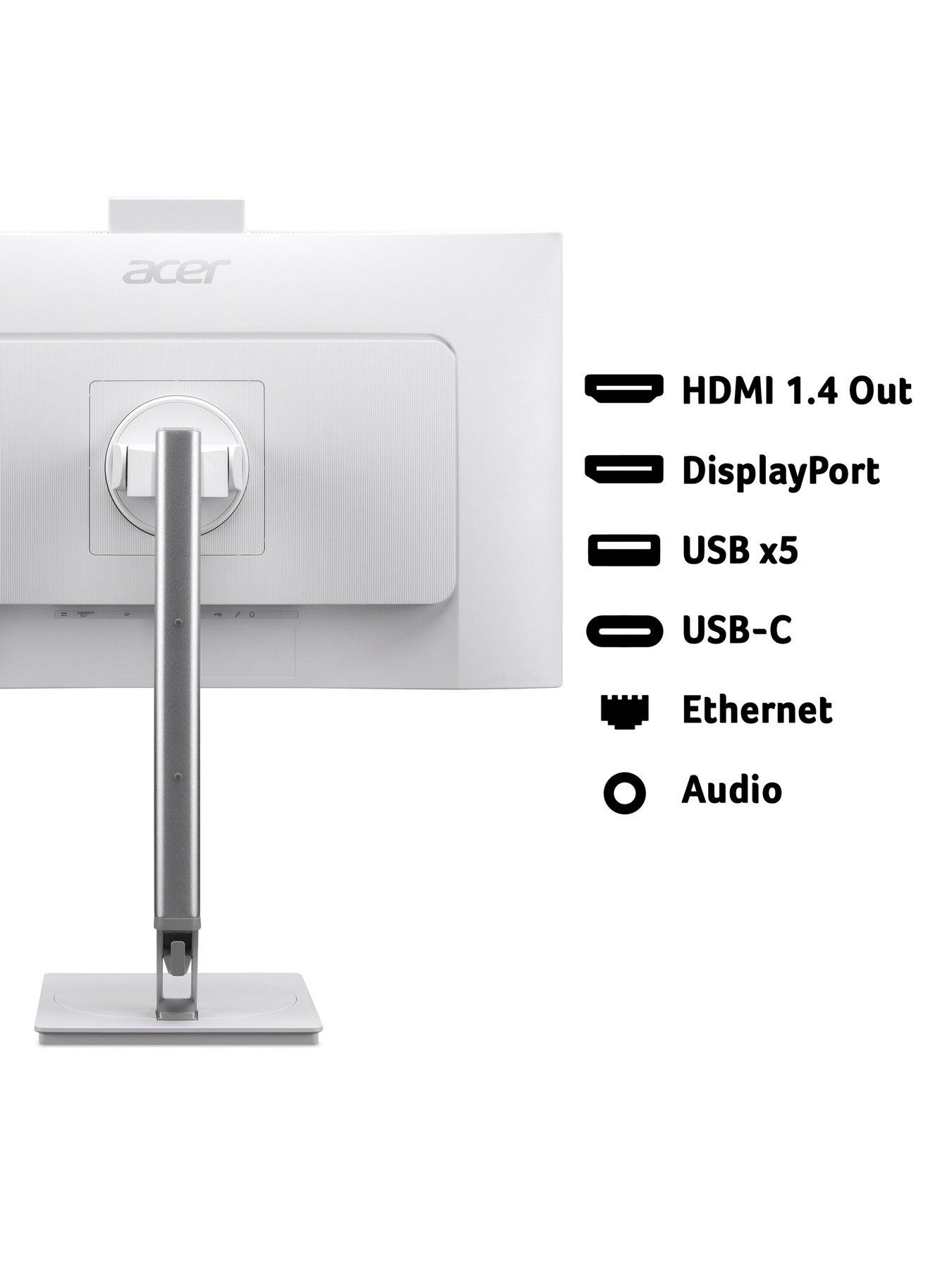 Image 3 of 7 of Acer C24D AIO Desktop - Intel Core 5, 16GB RAM, 512GB SSD, 23.8in FHD , White
