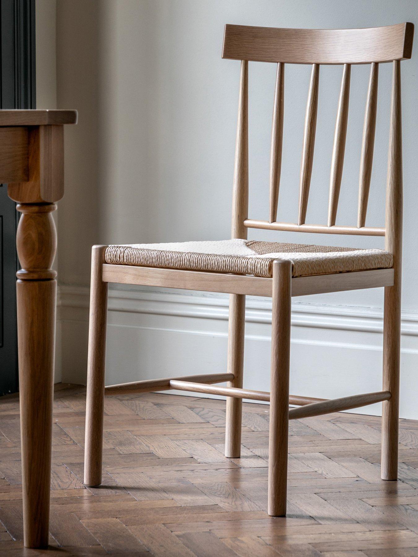 Gallery Direct Set Of 2 Eton Dining Chairs in Natural