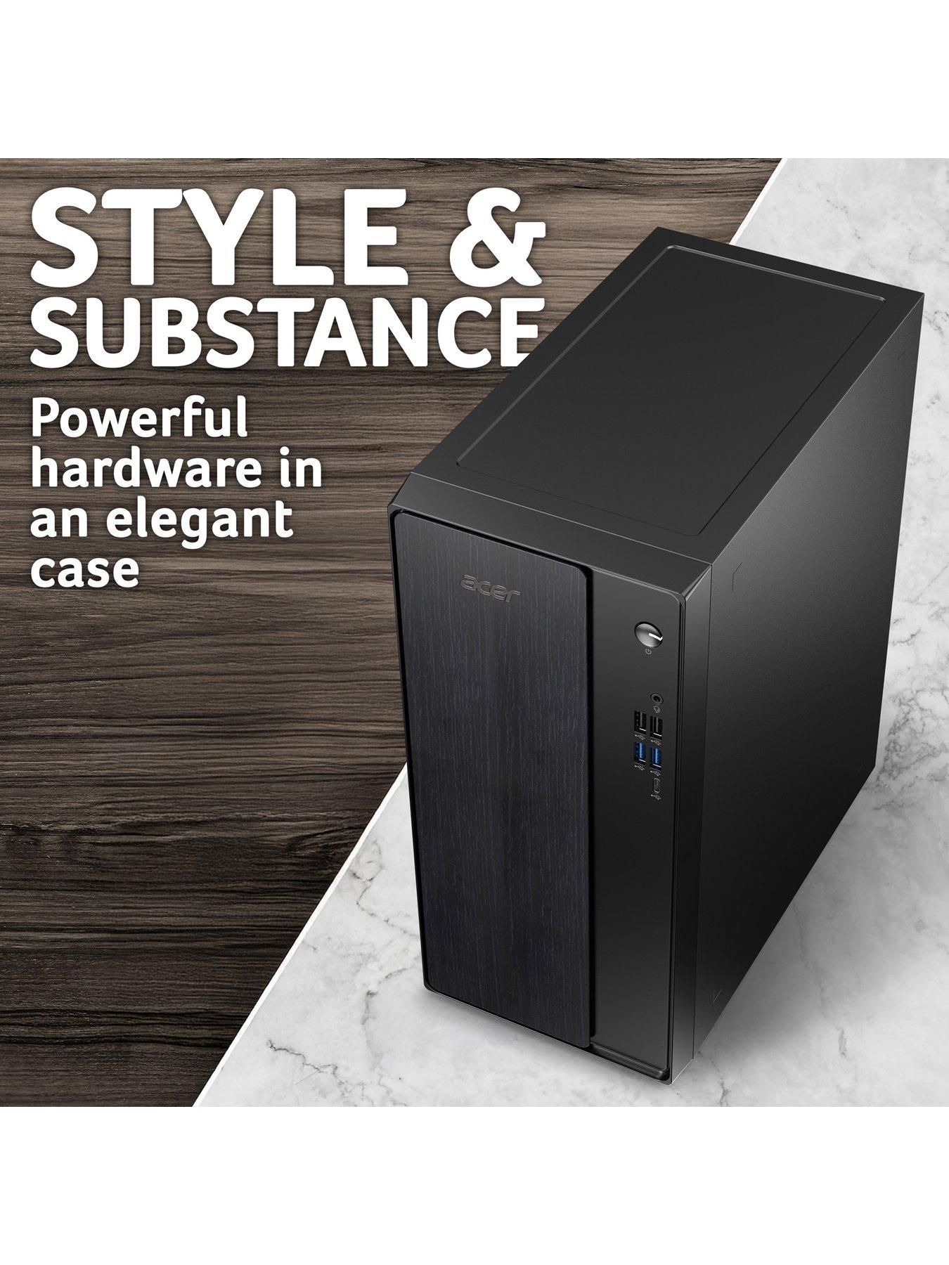 Image 3 of 7 of Acer TC102-RPL Desktop - Intel Core 5, 8GB RAM, 512GB SSD, Black